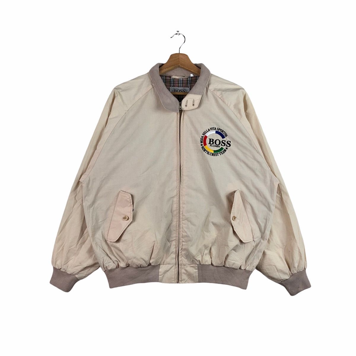 Vintage Vintage BOSS NORTH CREST MODA NELLA VITA SPORTIVA JACKET Size US L / EU 52-54 / 3 - 1 Thumbnail
