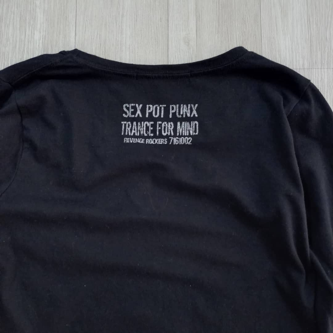 Japanese Brand SEX POT REVENGE Noir Decor Long Sleeve T-shirt Size US XS / EU 42 / 0 - 12 Thumbnail