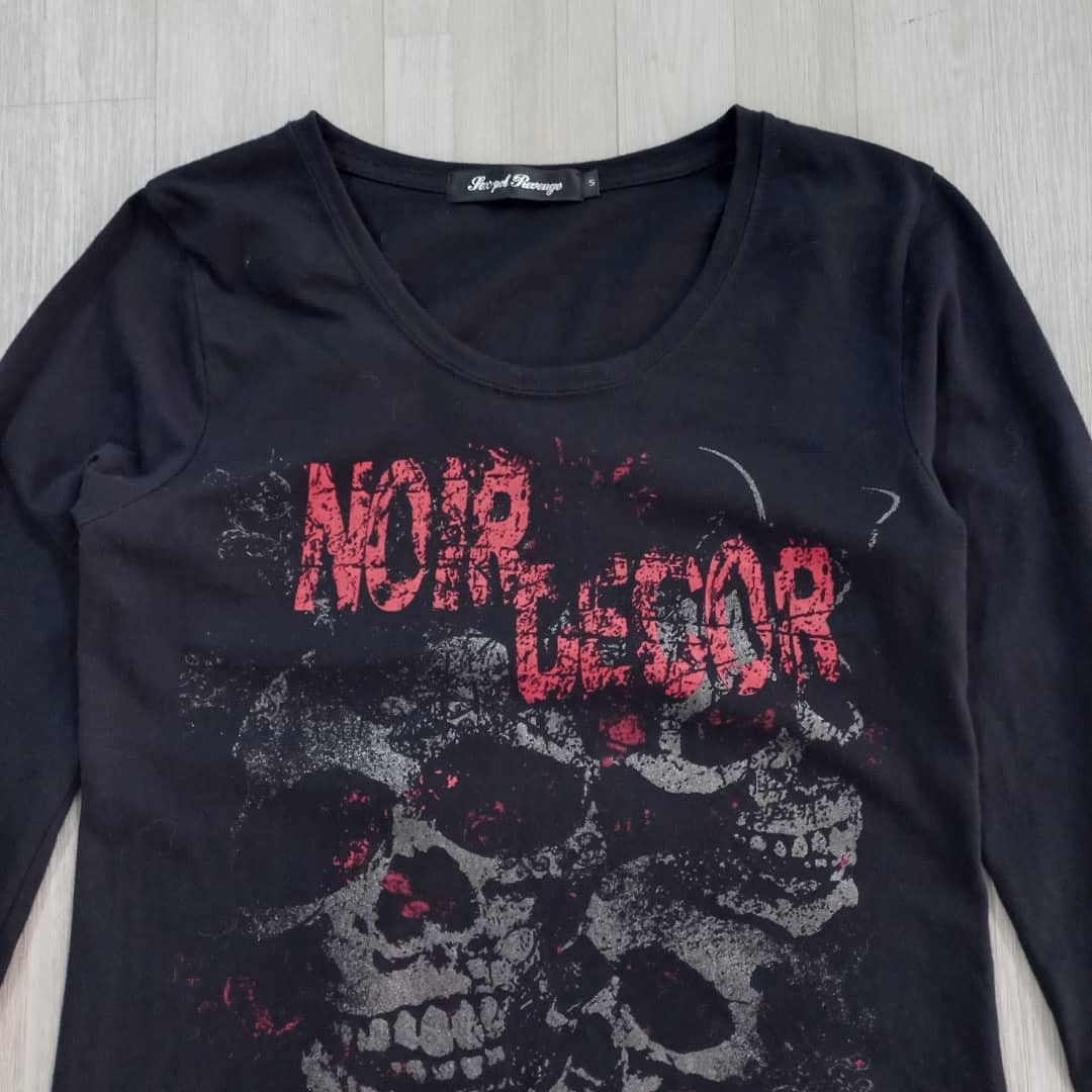 Japanese Brand SEX POT REVENGE Noir Decor Long Sleeve T-shirt Size US XS / EU 42 / 0 - 7 Thumbnail