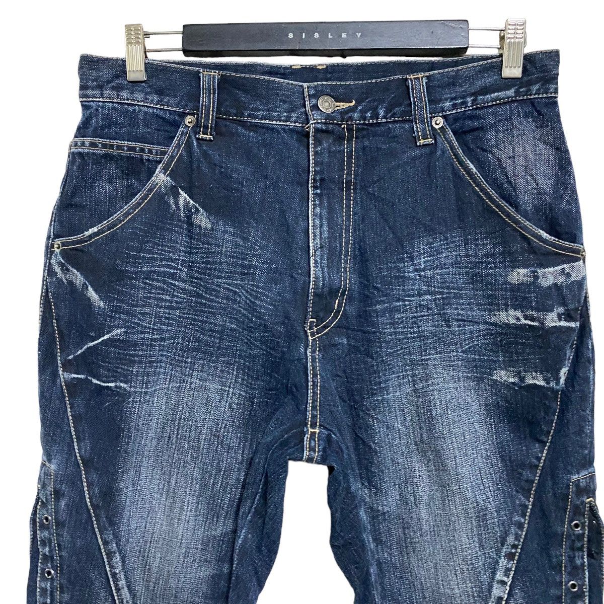PPFM PPFM Denim Bondage Cropped Pants Size US 32 / EU 48 - 3 Thumbnail