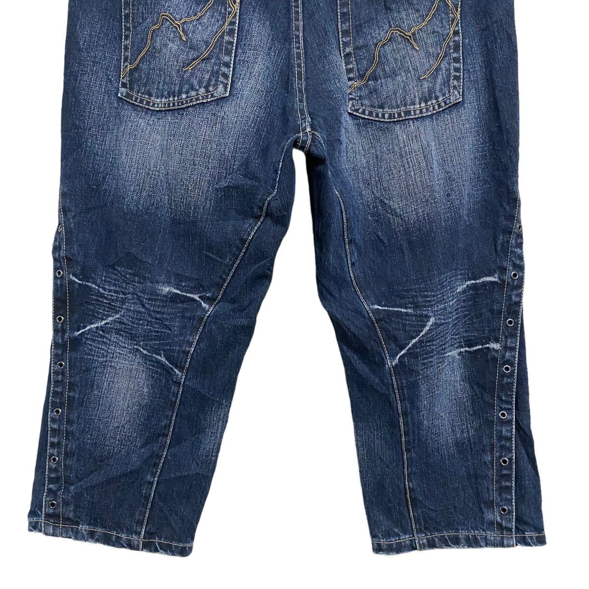 PPFM PPFM Denim Bondage Cropped Pants Size US 32 / EU 48 - 11 Thumbnail