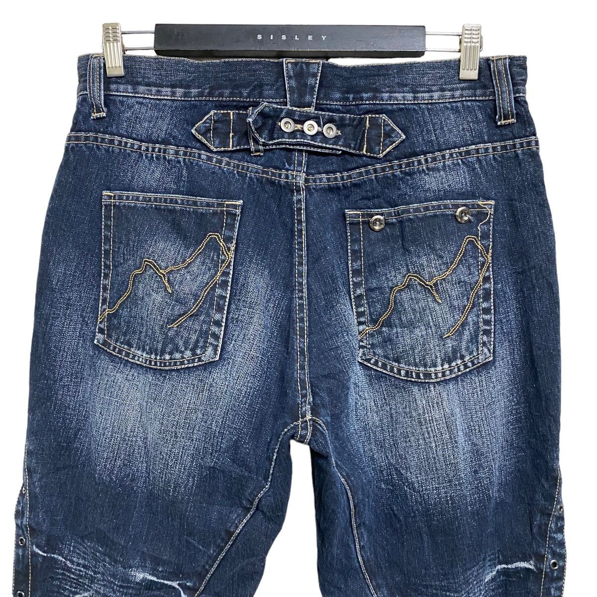 PPFM PPFM Denim Bondage Cropped Pants Size US 32 / EU 48 - 8 Thumbnail