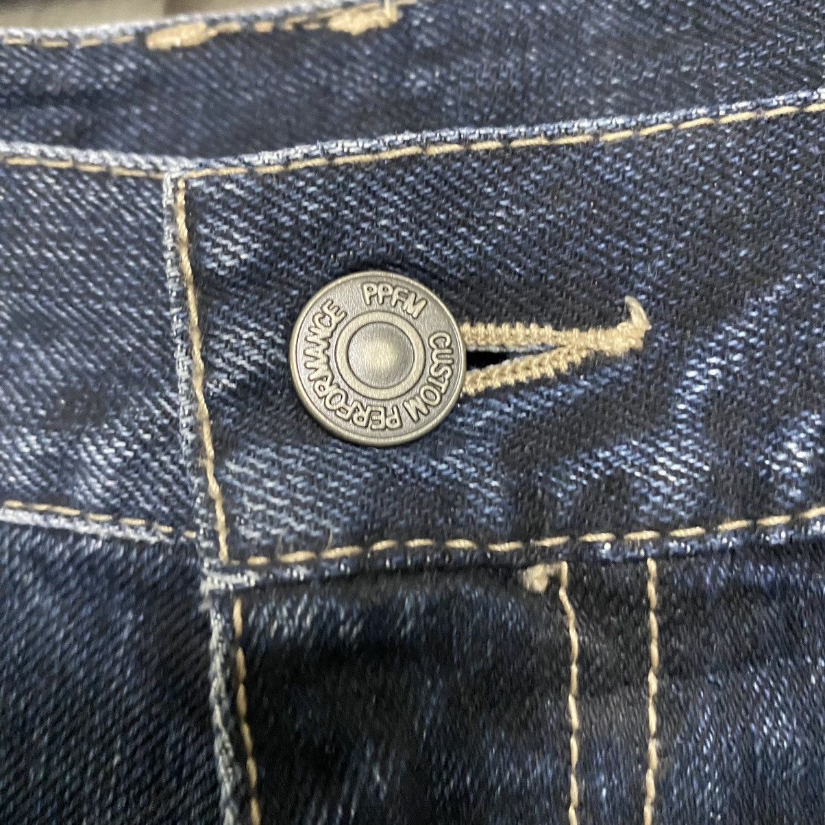 PPFM PPFM Denim Bondage Cropped Pants Size US 32 / EU 48 - 14 Thumbnail