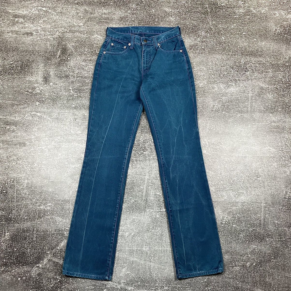 Levi's Vintage Levi’s 595 White Tag Blue Jeans Size US 28 / EU 44 - 8 Thumbnail