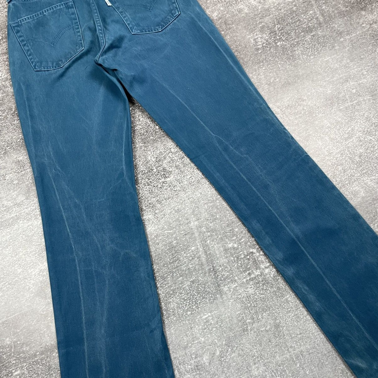 Levi's Vintage Levi’s 595 White Tag Blue Jeans Size US 28 / EU 44 - 6 Thumbnail