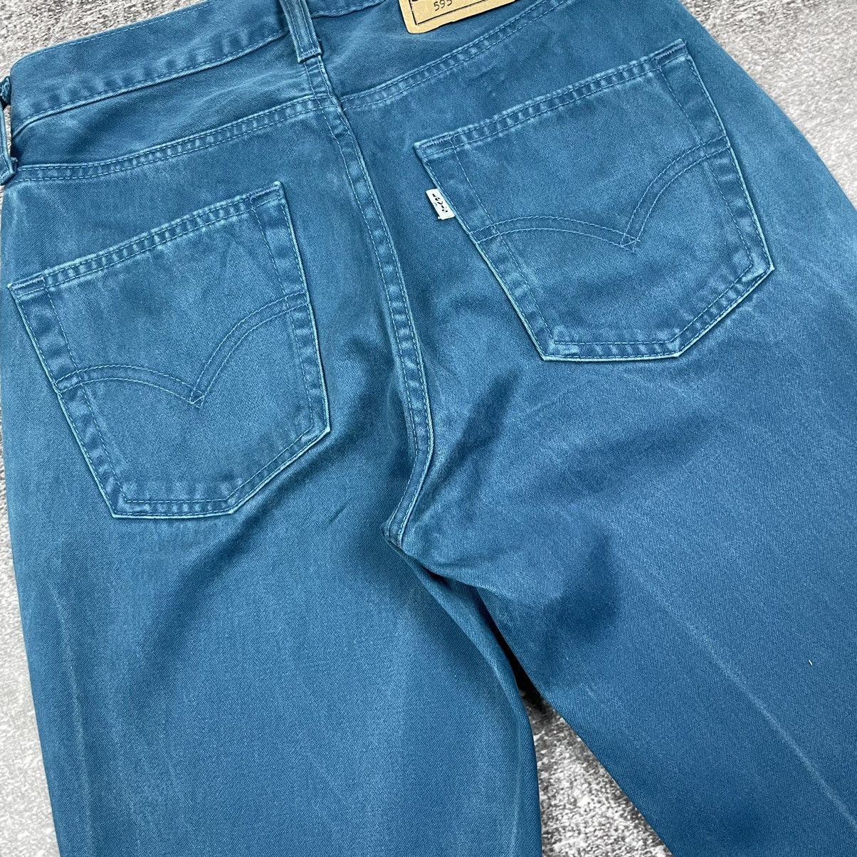 Levi's Vintage Levi’s 595 White Tag Blue Jeans Size US 28 / EU 44 - 5 Thumbnail