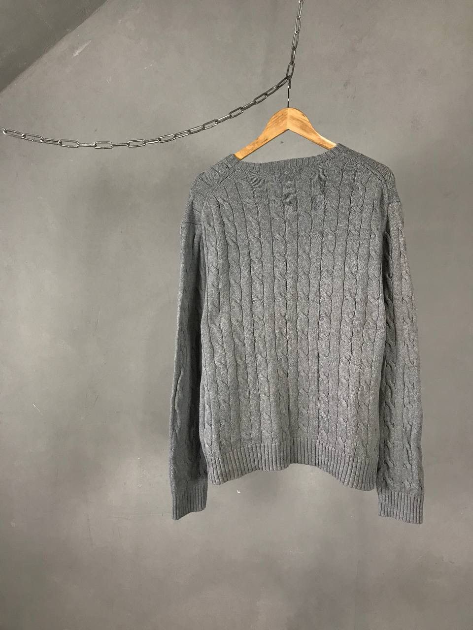 Vintage Polo Ralph Lauren vintage luxury gray sweater Size US L / EU 52-54 / 3 - 8 Thumbnail
