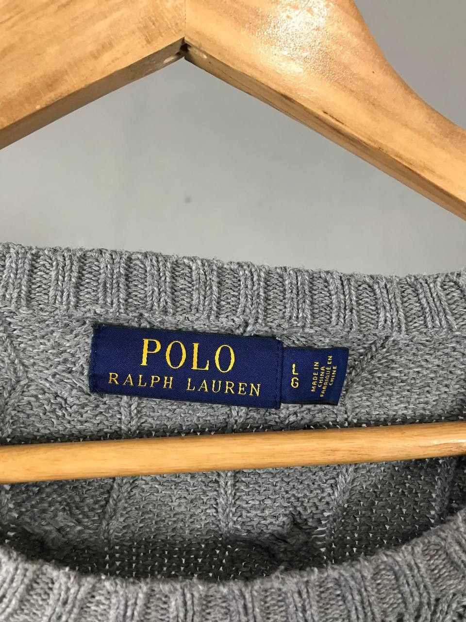 Vintage Polo Ralph Lauren vintage luxury gray sweater Size US L / EU 52-54 / 3 - 7 Thumbnail