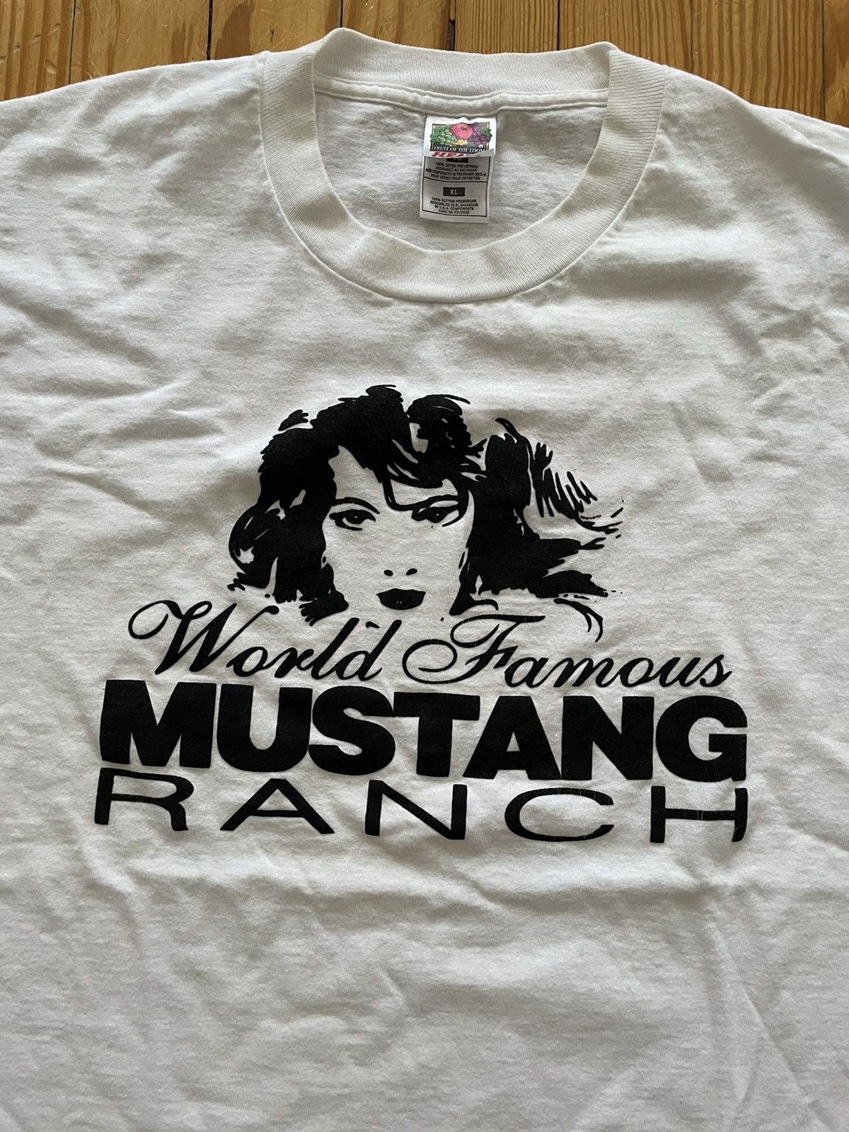 Vintage Vintage World Famous Mustang Ranch Brothel Porn T-Shirt Size US XL / EU 56 / 4 - 2 Thumbnail