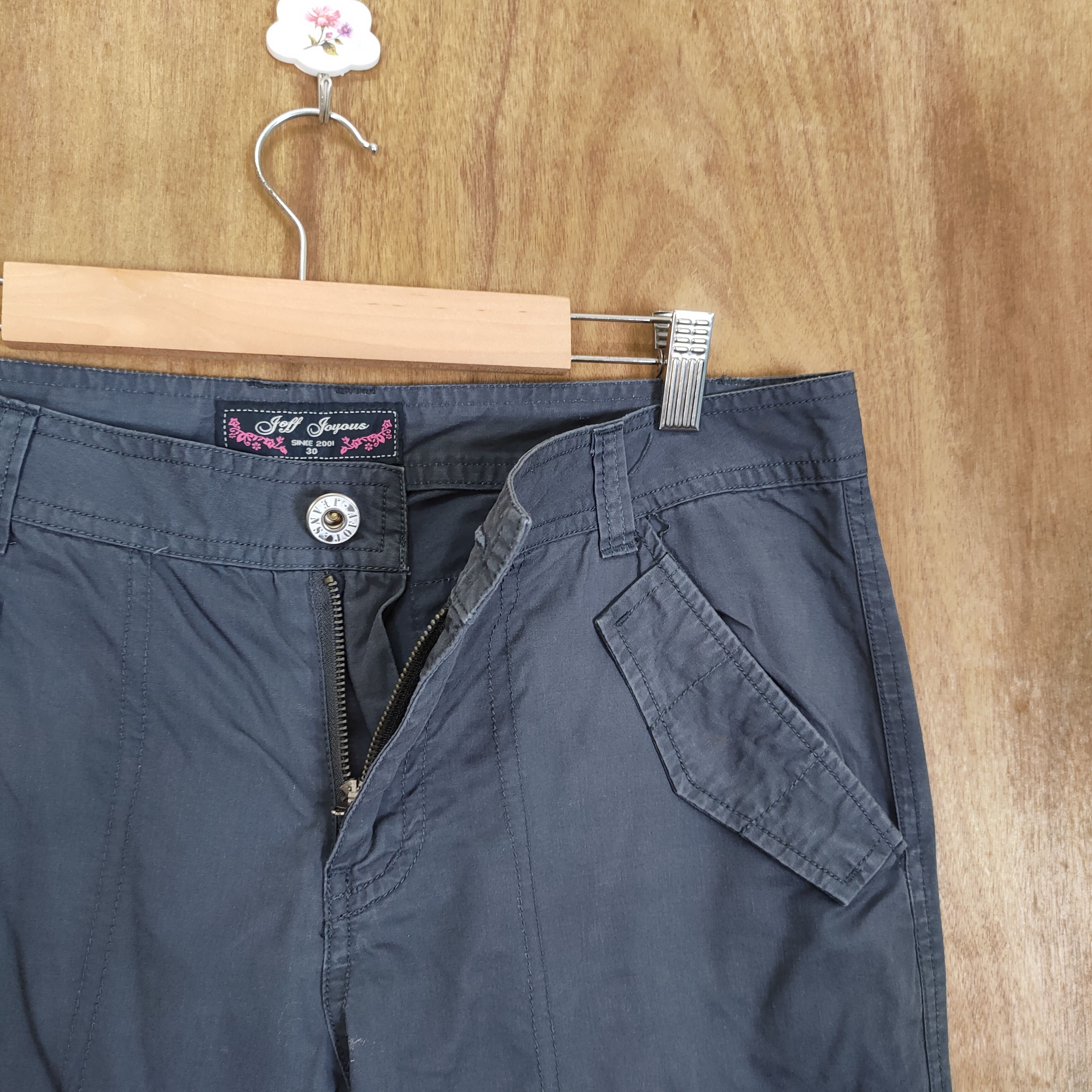 Japanese Brand JOFF BONDAGE FLARE CARGO PANTS Size US 32 / EU 48 - 11 Thumbnail