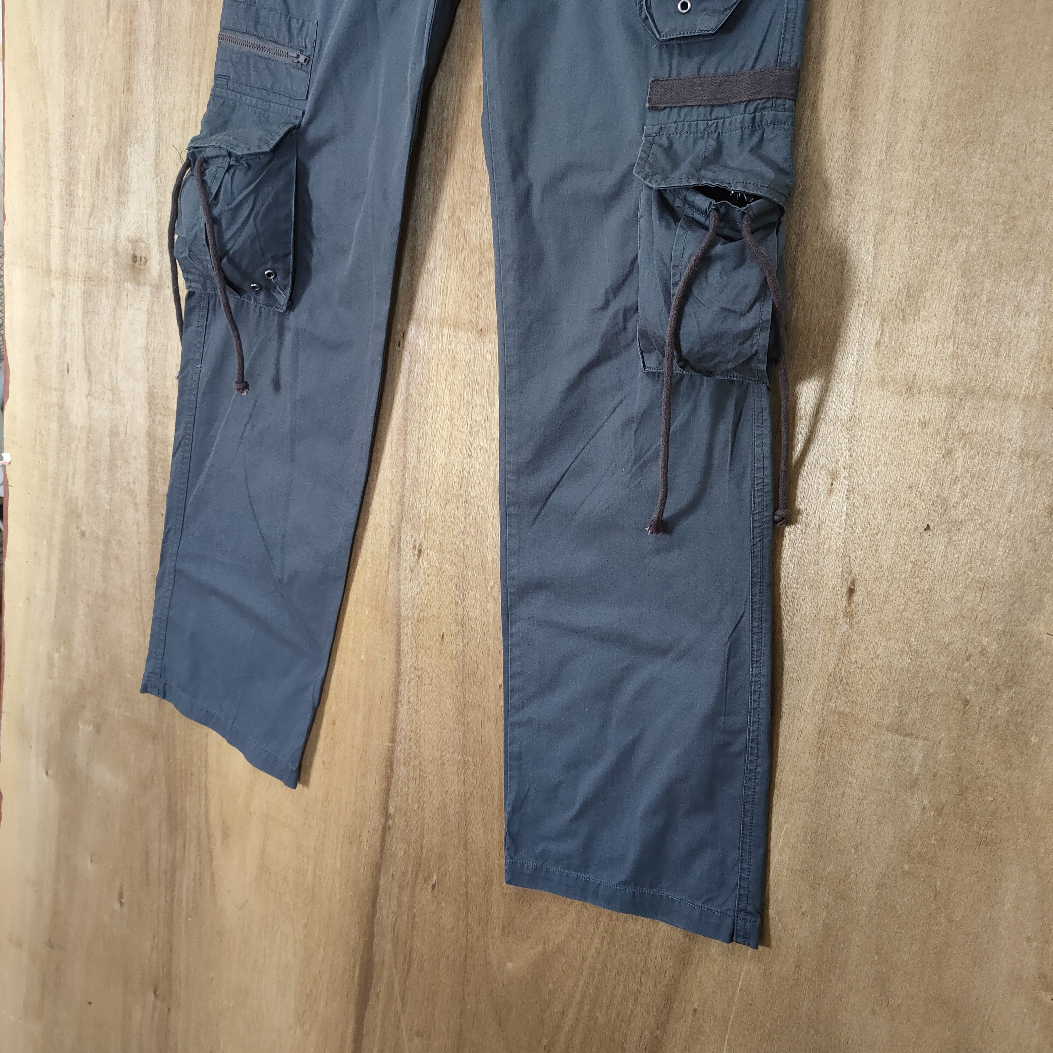 Japanese Brand JOFF BONDAGE FLARE CARGO PANTS Size US 32 / EU 48 - 7 Thumbnail