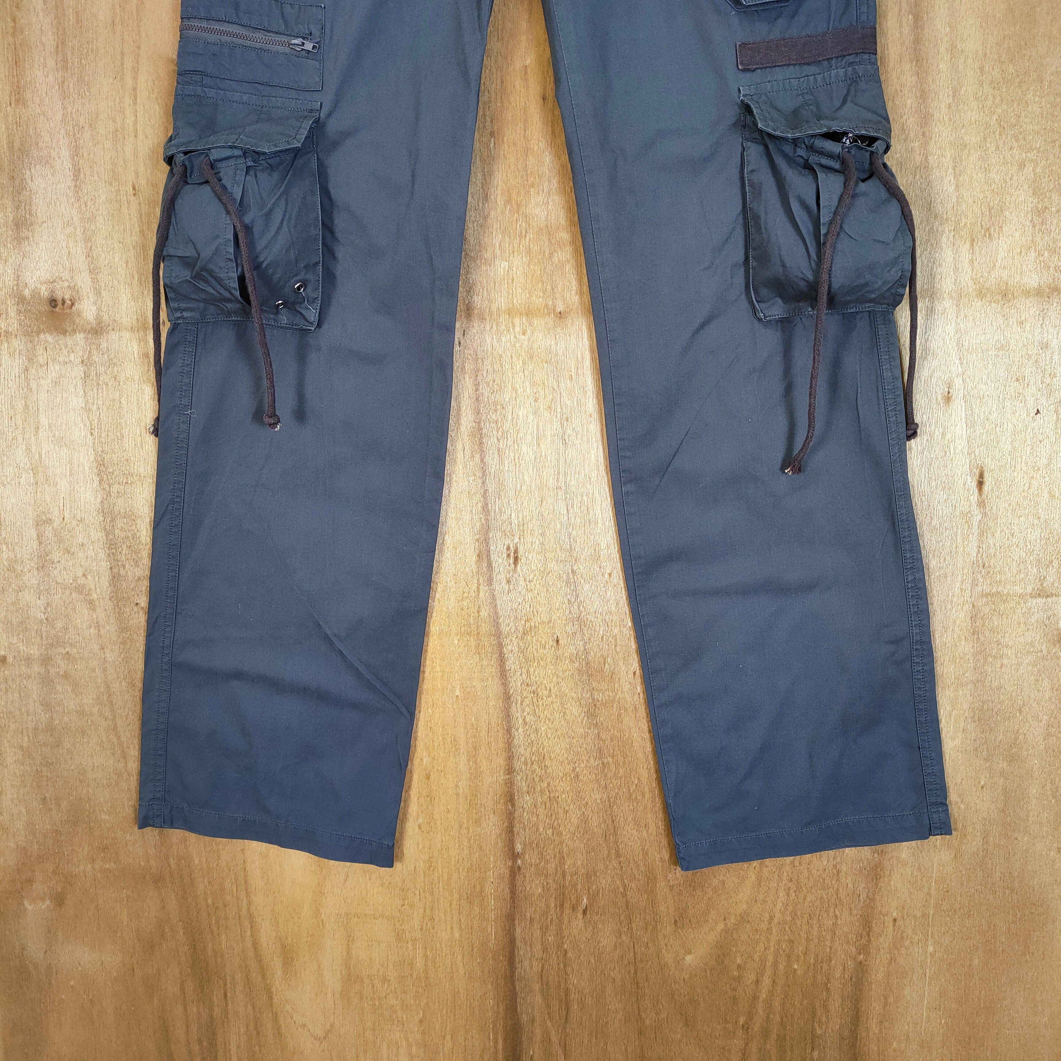 Japanese Brand JOFF BONDAGE FLARE CARGO PANTS Size US 32 / EU 48 - 3 Thumbnail