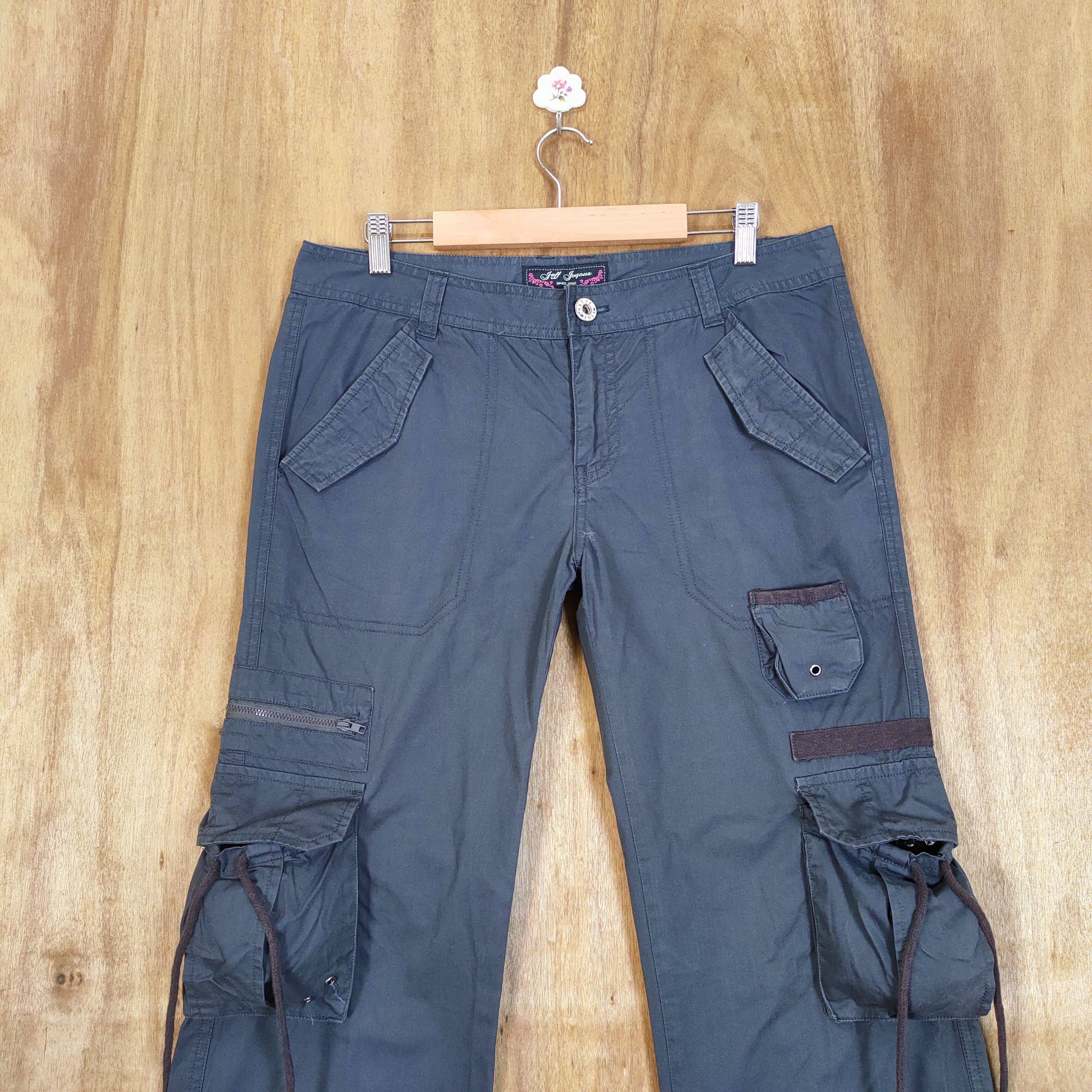Japanese Brand JOFF BONDAGE FLARE CARGO PANTS Size US 32 / EU 48 - 2 Thumbnail