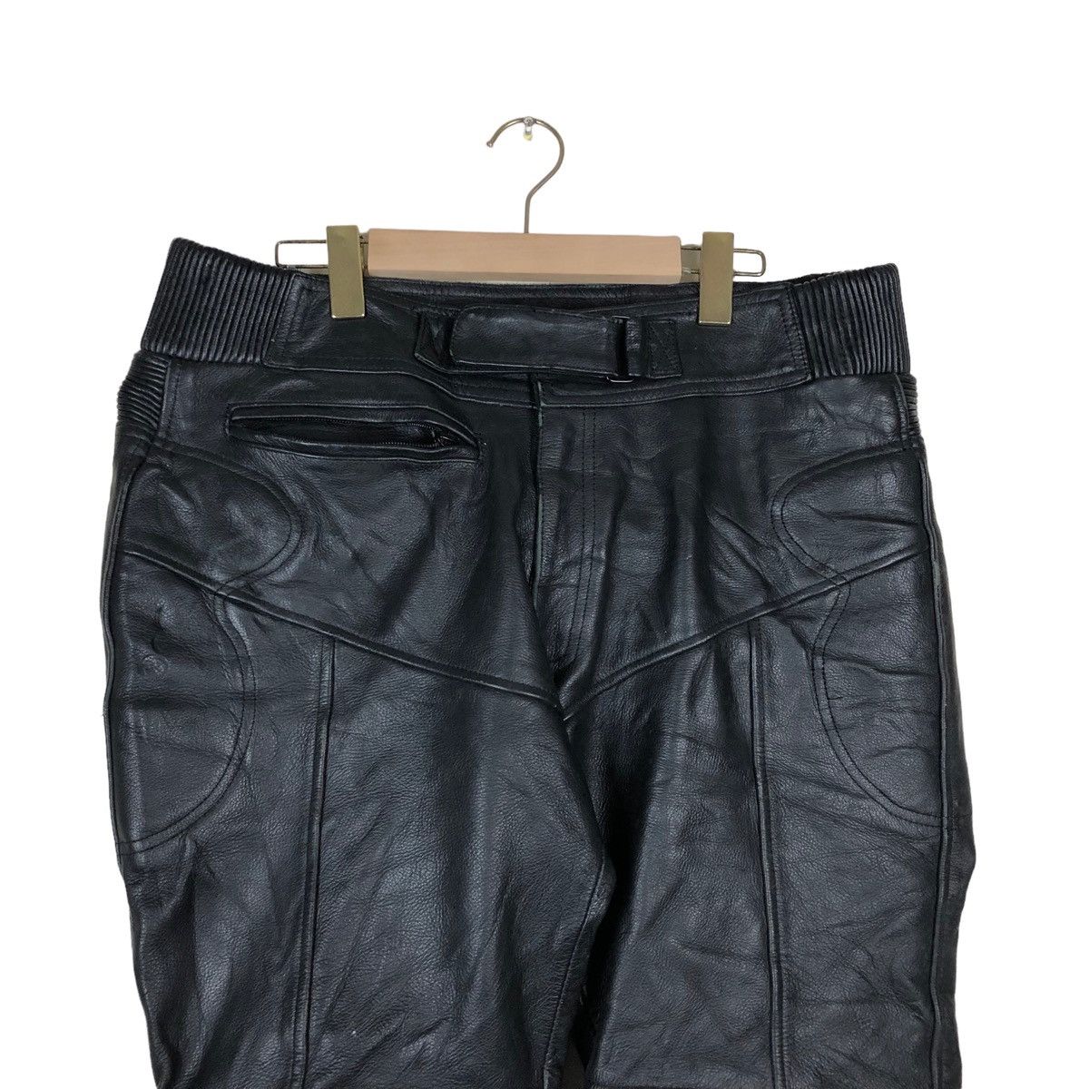 Leather NANKAI JAPANESE MOTORCYCLE LEATHER PANTS Size US 34 / EU 50 - 2 Thumbnail
