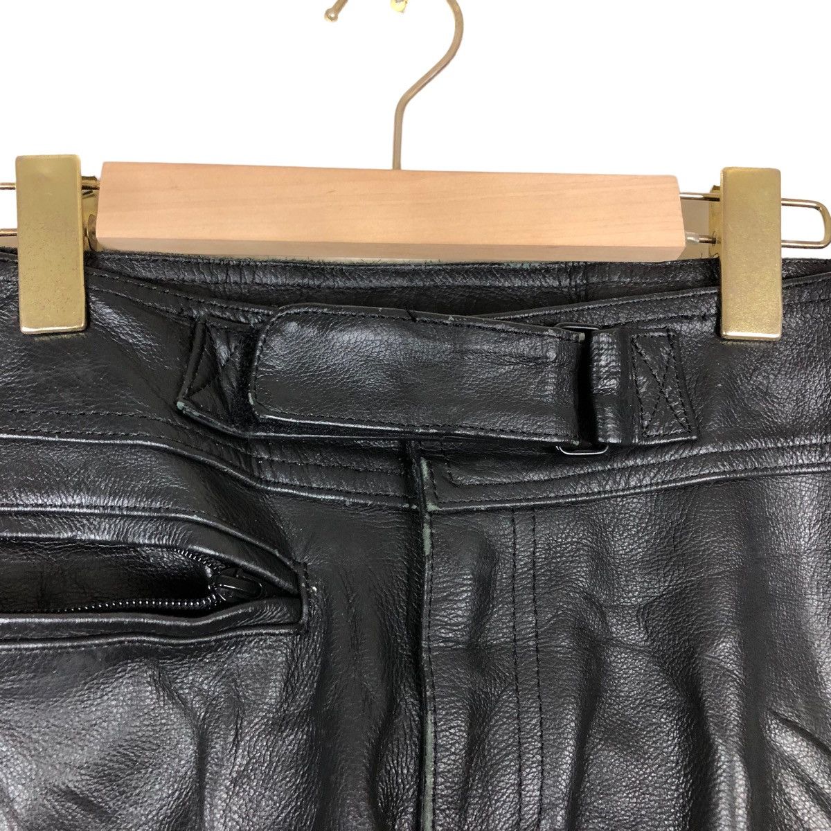 Leather NANKAI JAPANESE MOTORCYCLE LEATHER PANTS Size US 34 / EU 50 - 5 Thumbnail