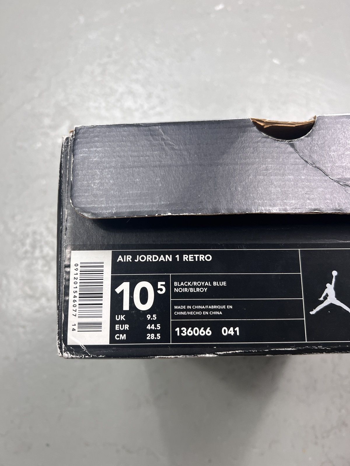 Jordan Brand 2001 Air Jordan 1 Royal Black Blue Size 10.5 Size US 10.5 / EU 43-44 - 8 Thumbnail