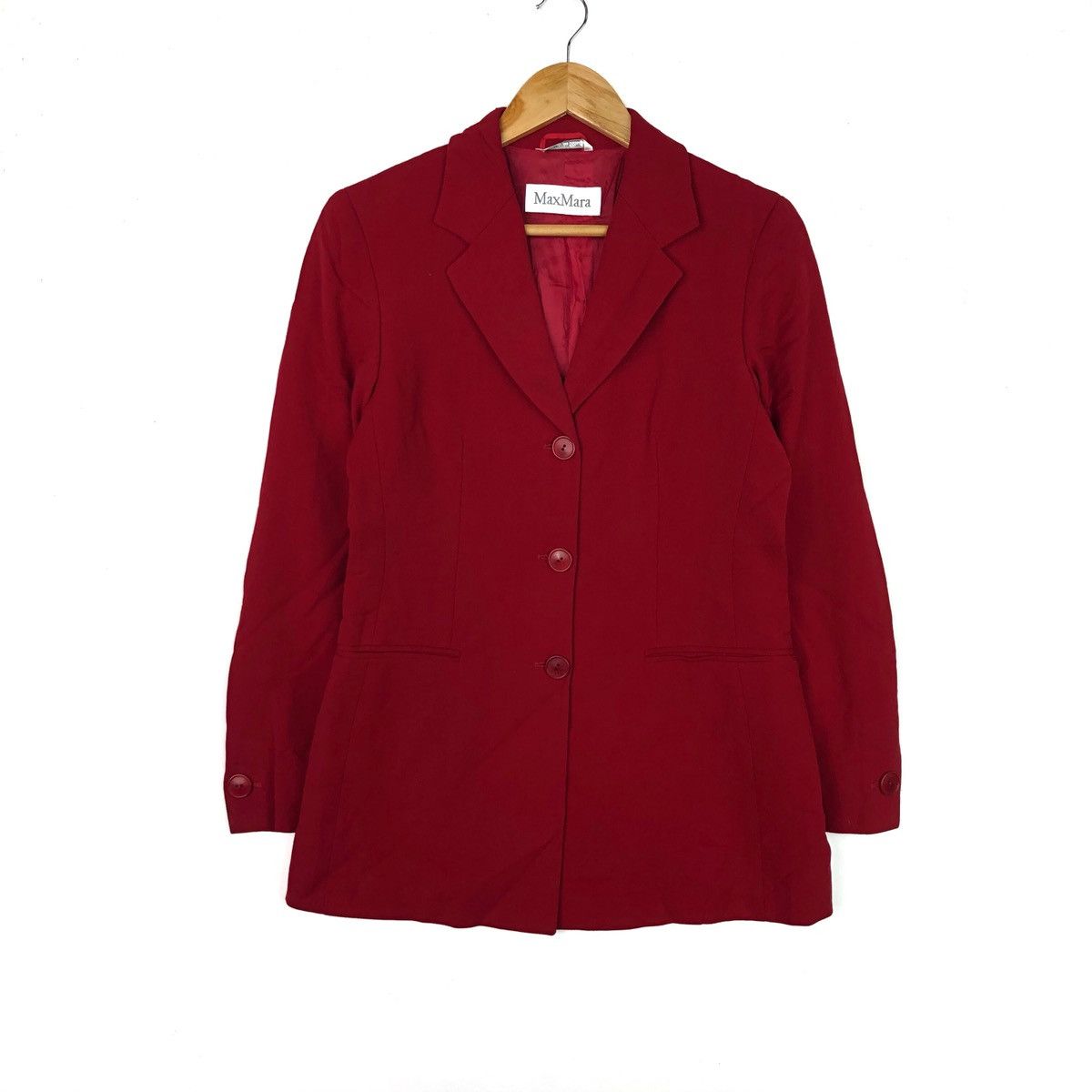 【関税&送料込】Max Mara Cappuccino Linen Blend Targa Blazer Max Mara Cappuccino Linen Blend Targa Blazer Max Mara