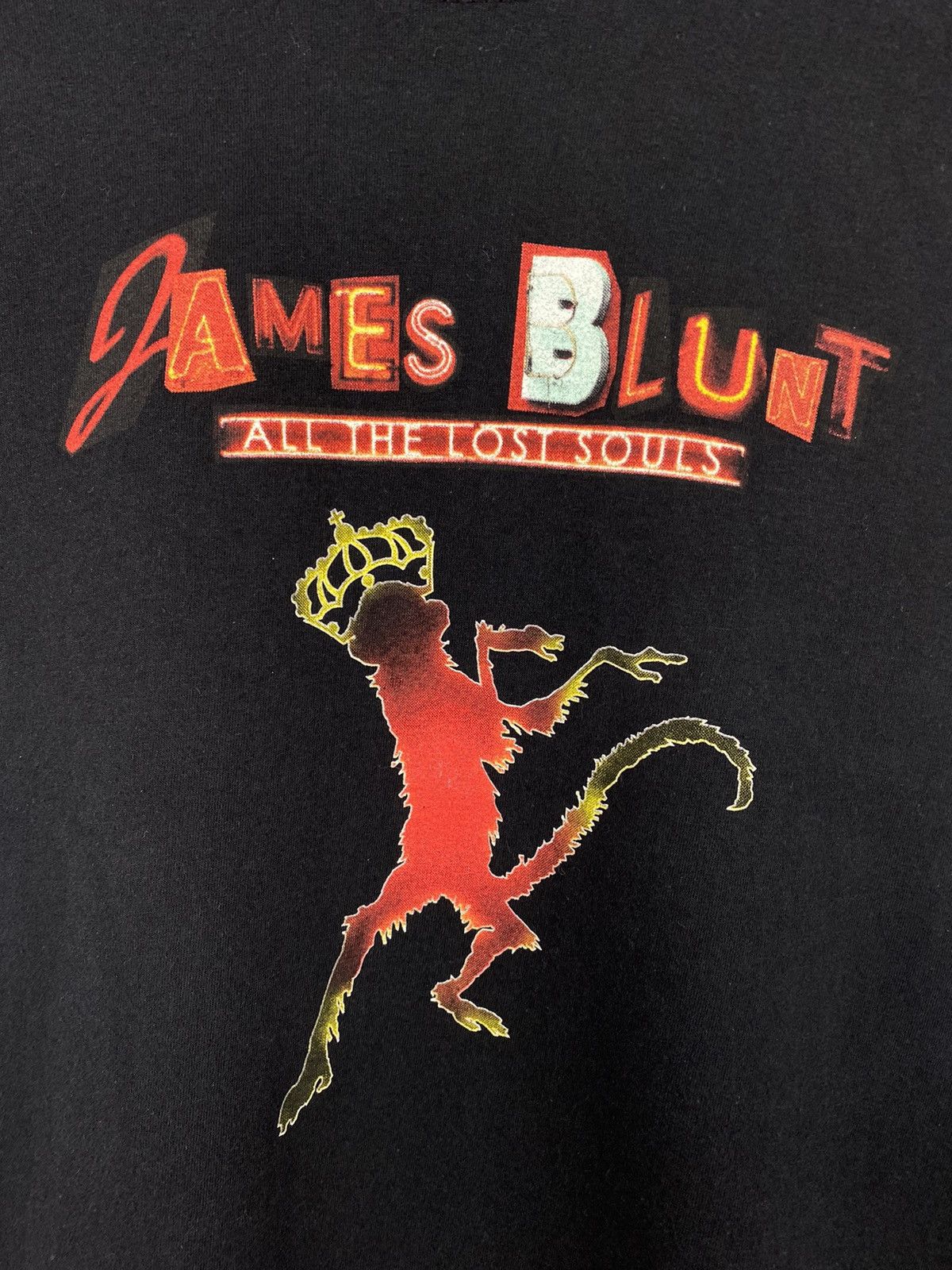 Band Tees James Blunt All The Lost Souls T Shirt Tee Y2K Taylor Swift Size US M / EU 48-50 / 2 - 2 Thumbnail