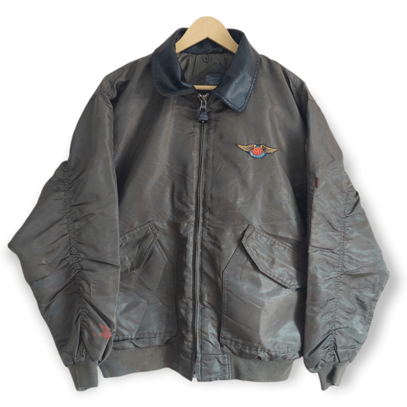 Vintage Flight Bomber Jacket Air Force PIA.T.R.D
