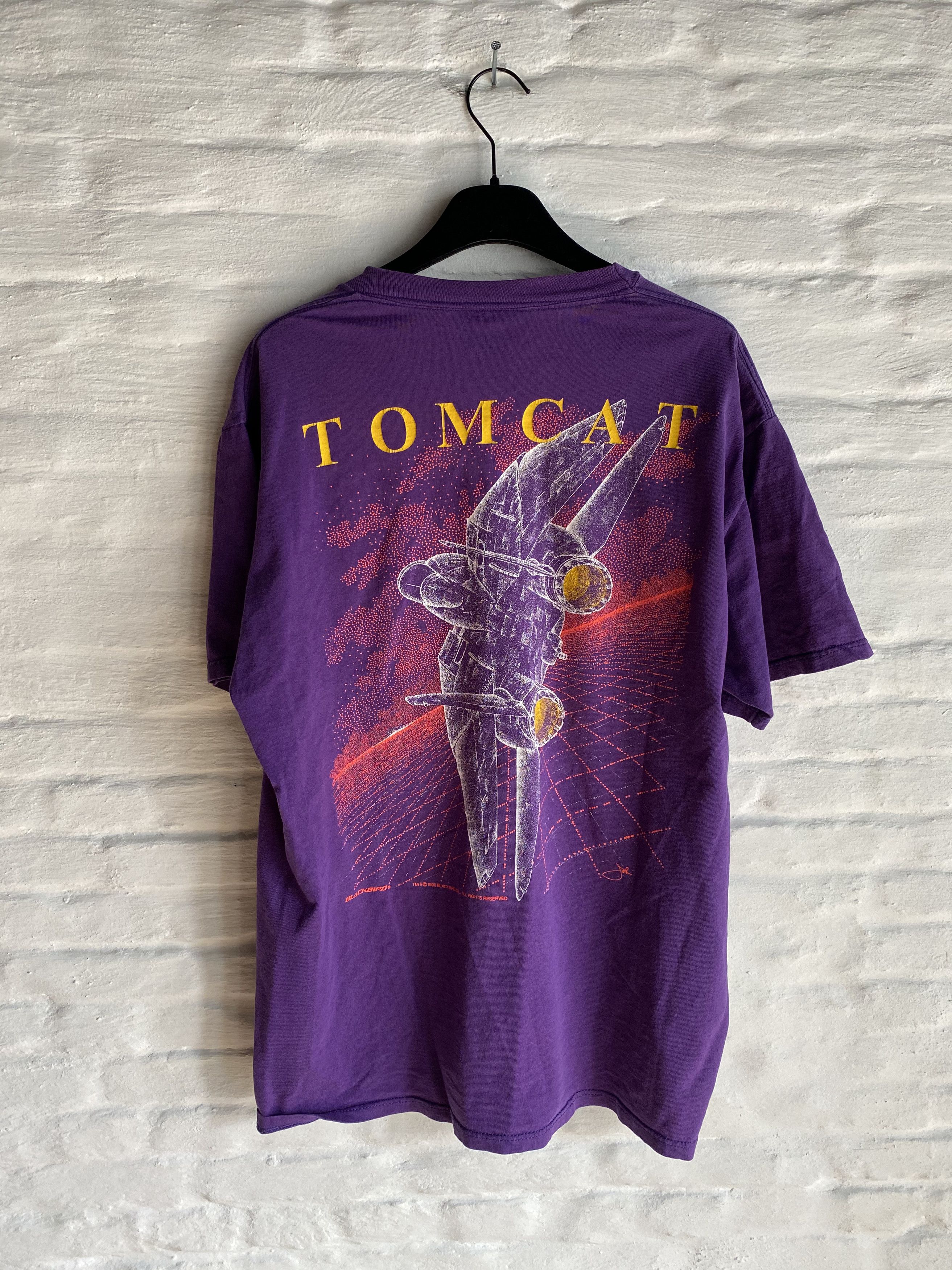 image of Tomcat Vintage T-Shirt Size XL in Lilac, Men's