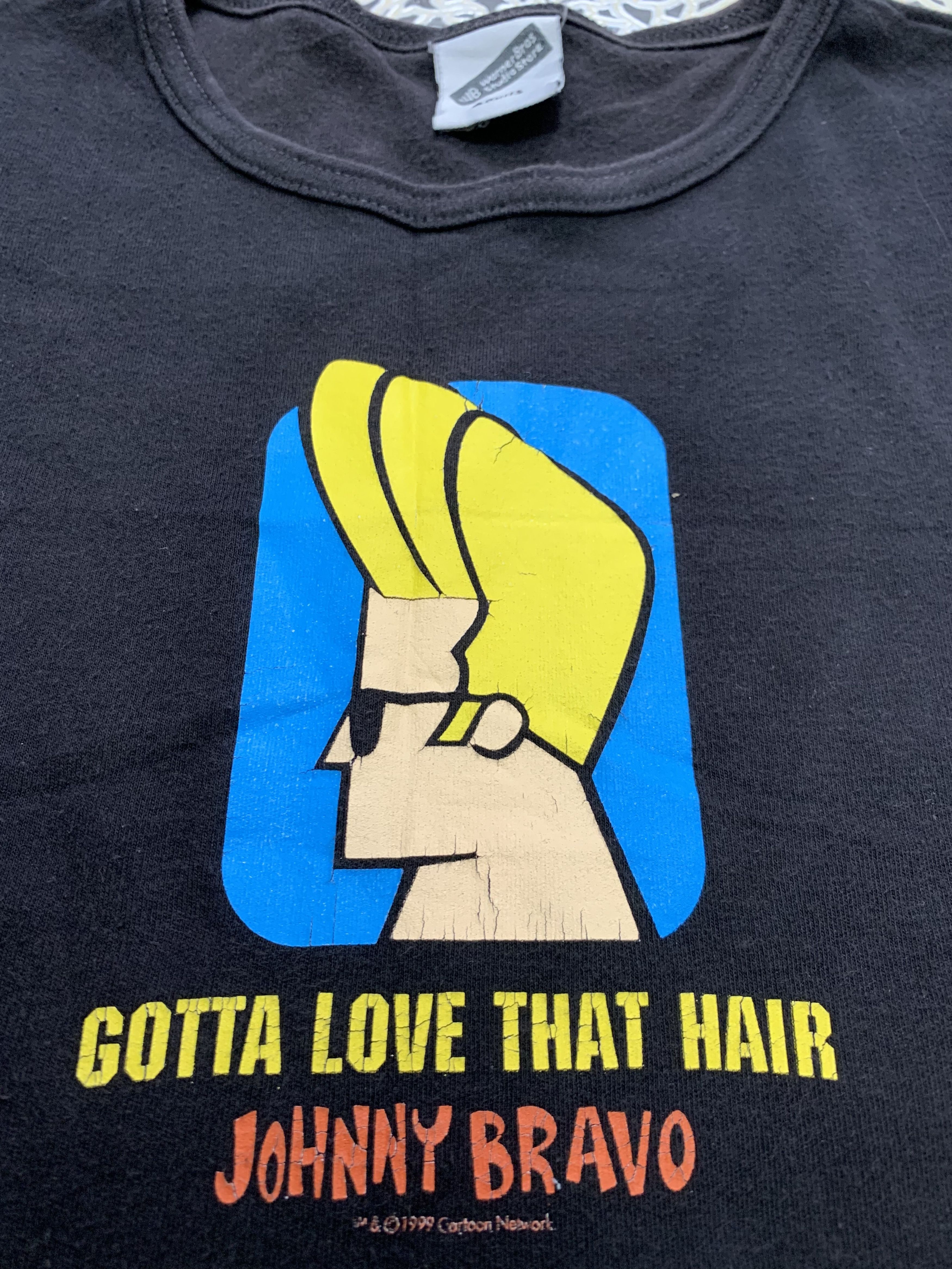 Cartoon Network × Other × Vintage Johnny Bravo 1999 vintage tee Gotta love that hair Size US M / EU 48-50 / 2 - 2 Thumbnail