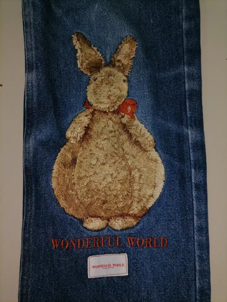 Beauty Beast × Japanese Brand × Kaneko Isao Rare Kaneko Isao Wonderful World Jeans Size US 27 - 6 Thumbnail