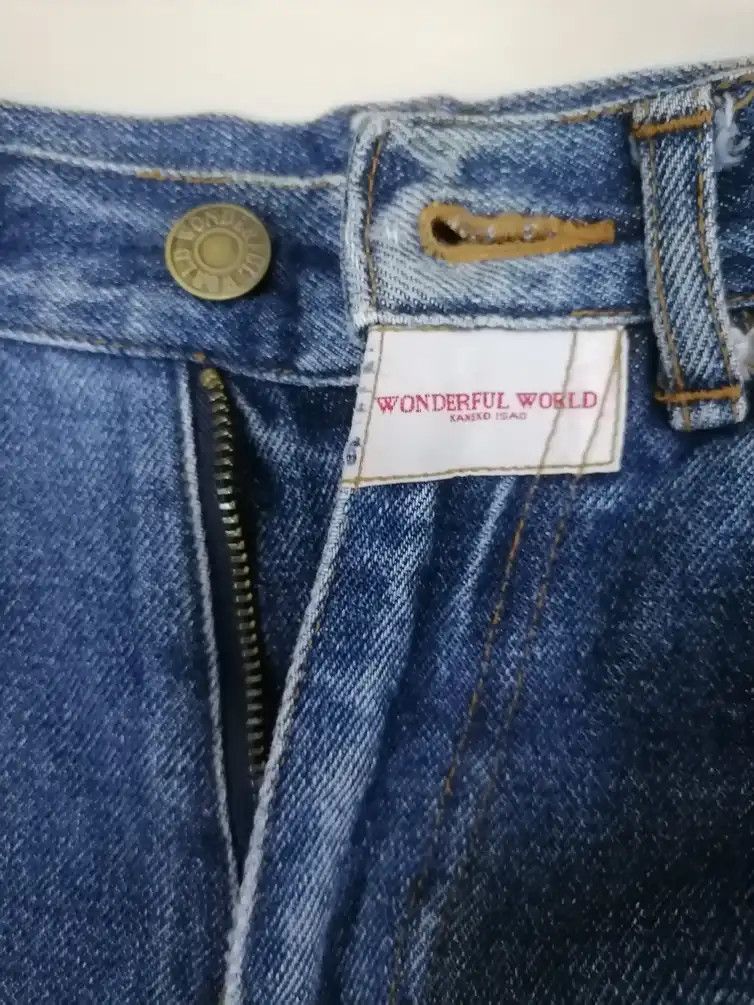 Beauty Beast × Japanese Brand × Kaneko Isao Rare Kaneko Isao Wonderful World Jeans Size US 27 - 5 Thumbnail
