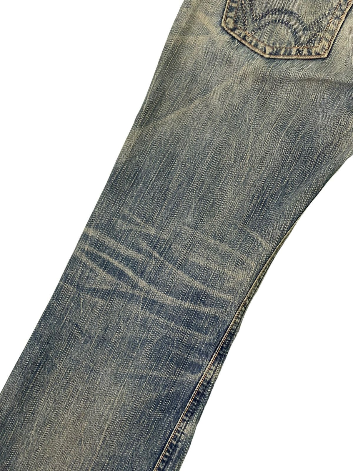 Edwin Flare Jeans Edwin Japan Distres Denim Low Rise Boot Cut 5🟦3 Size US 29 - 17 Thumbnail