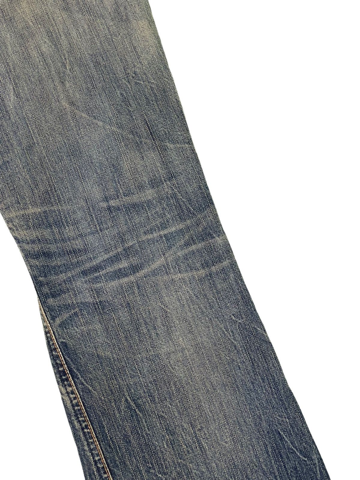 Edwin Flare Jeans Edwin Japan Distres Denim Low Rise Boot Cut 5🟦3 Size US 29 - 18 Thumbnail