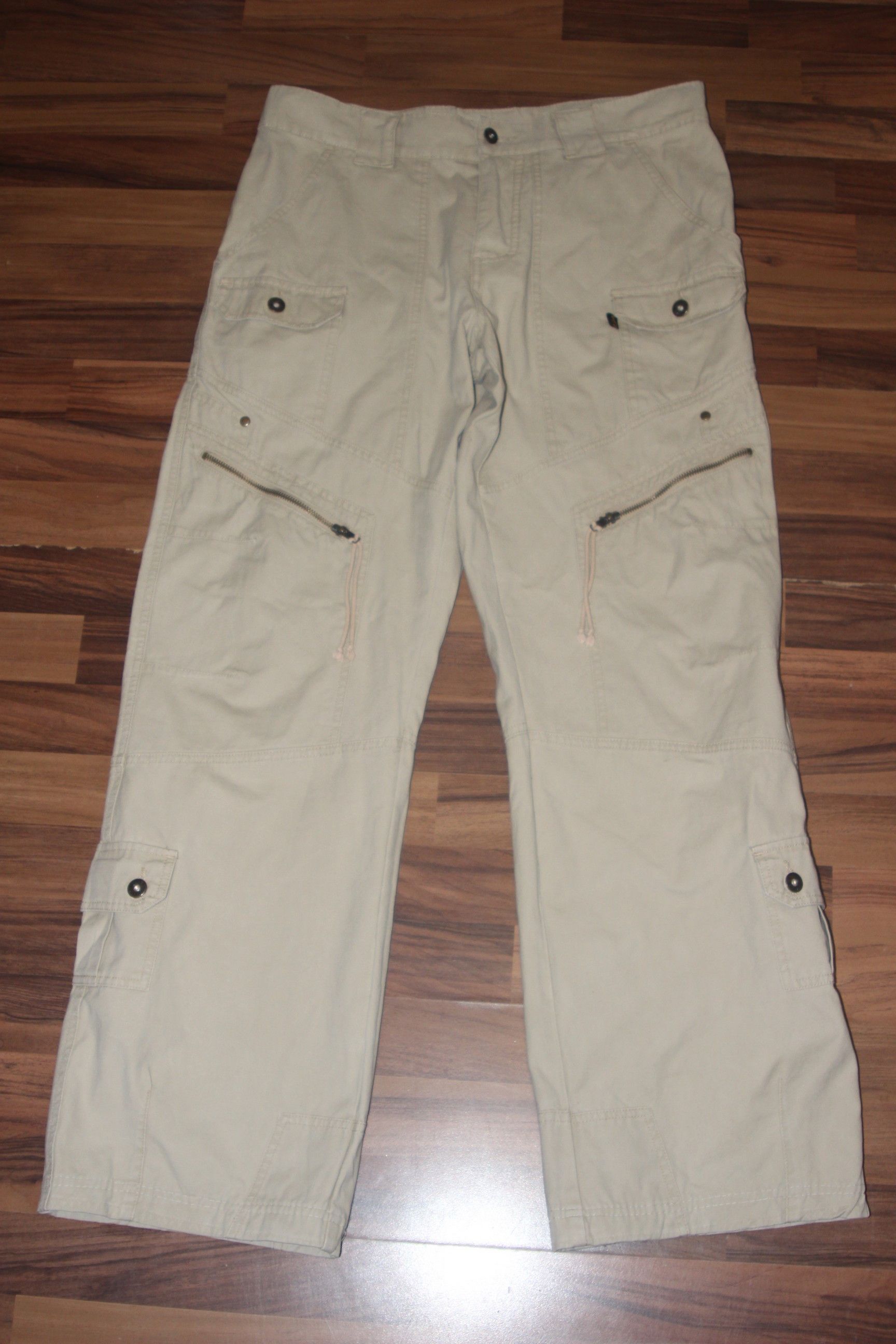 Alpha Industries Beige Cargo Pants Multipocket