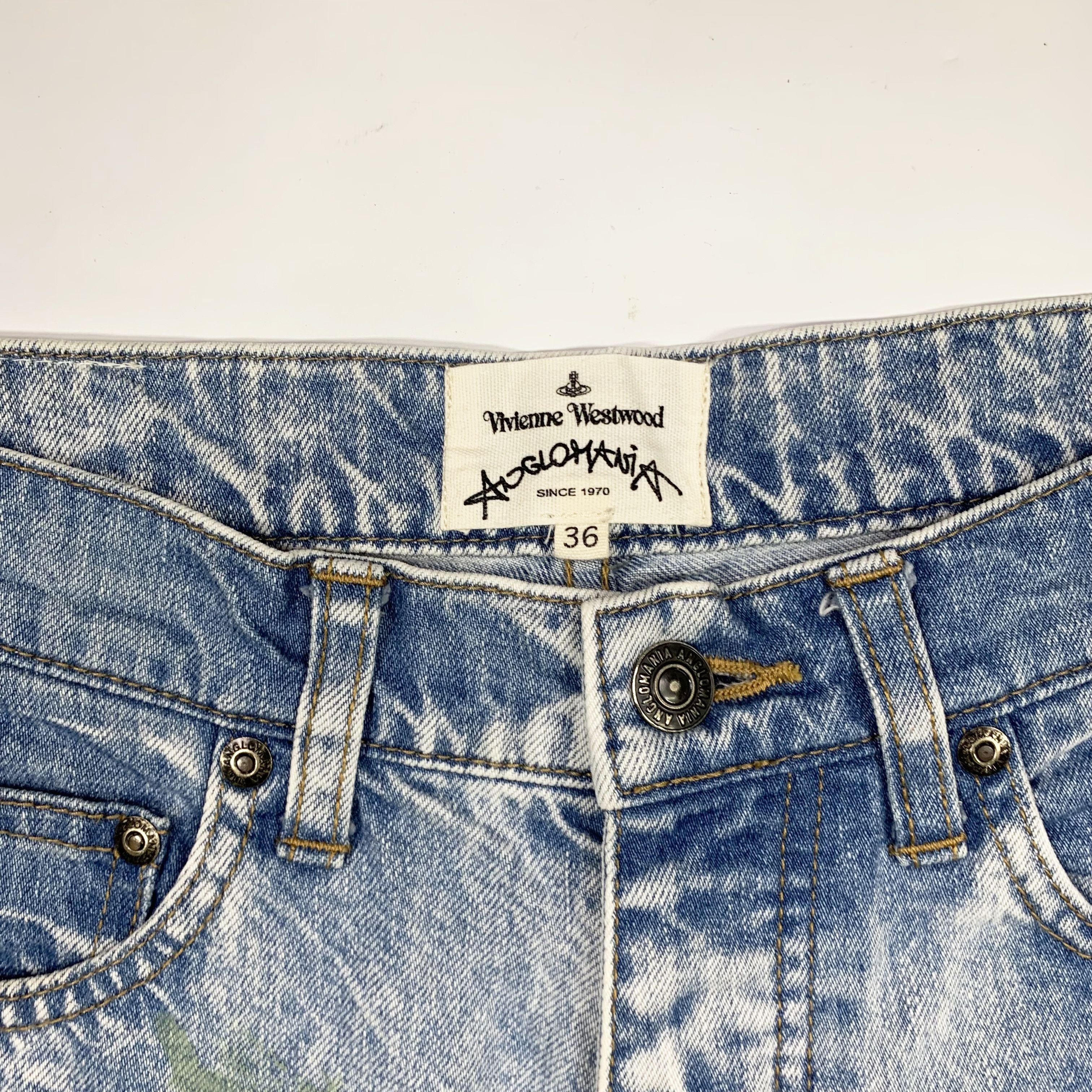 Vivienne Westwood Distressed Painter Jeans Size US 28 / EU 44 - 7 Thumbnail