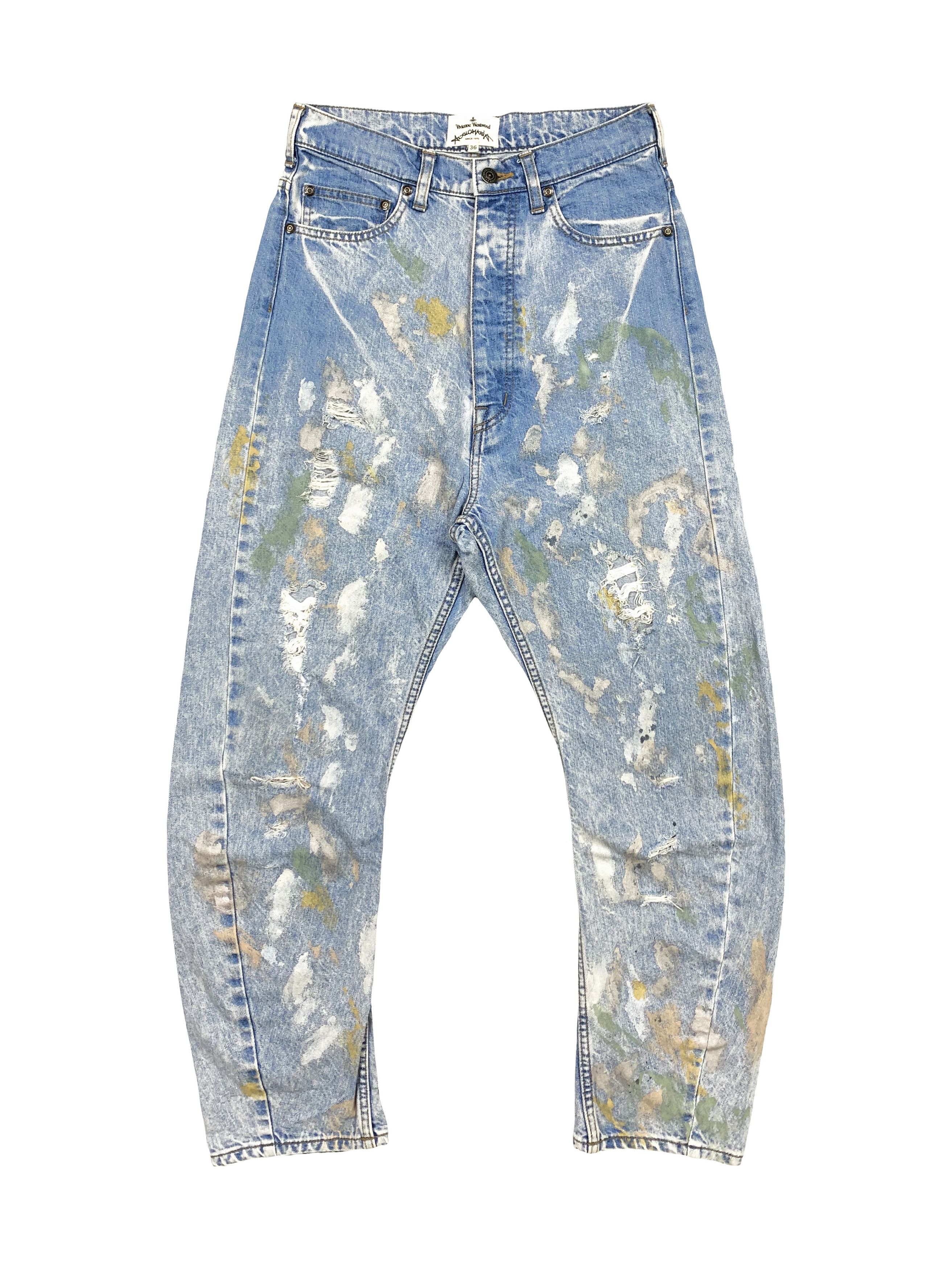 Vivienne Westwood Distressed Painter Jeans Size US 28 / EU 44 - 1 Thumbnail