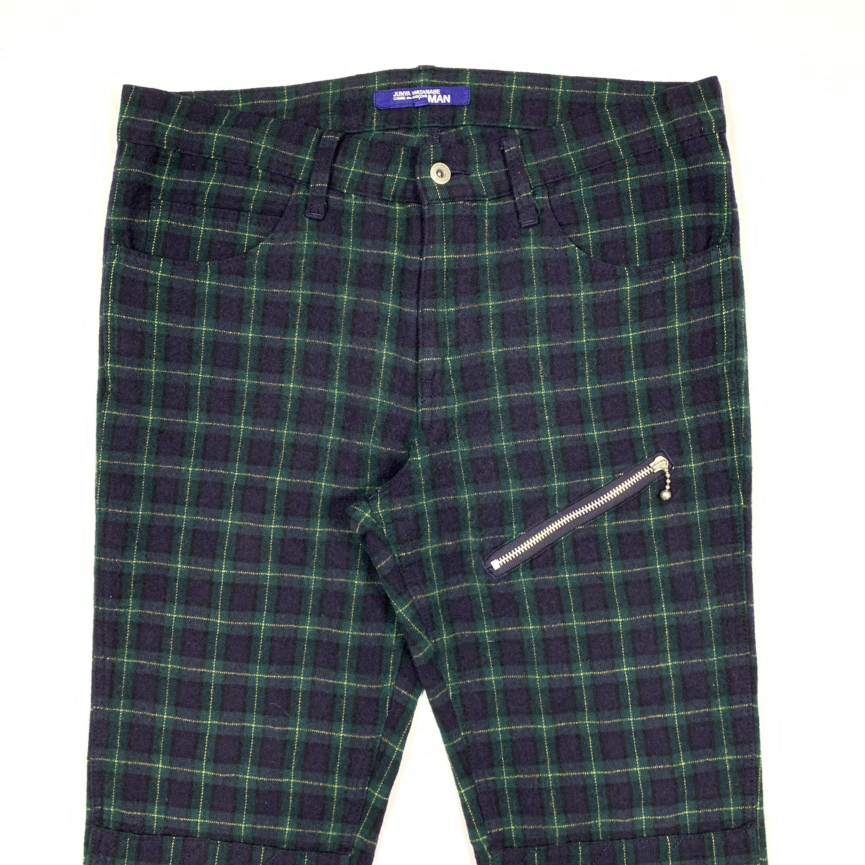 Comme des Garcons Homme × Comme des Garcons Homme Plus × Junya Watanabe 2007 Plaid Punk Pants Size US 33 - 2 Thumbnail