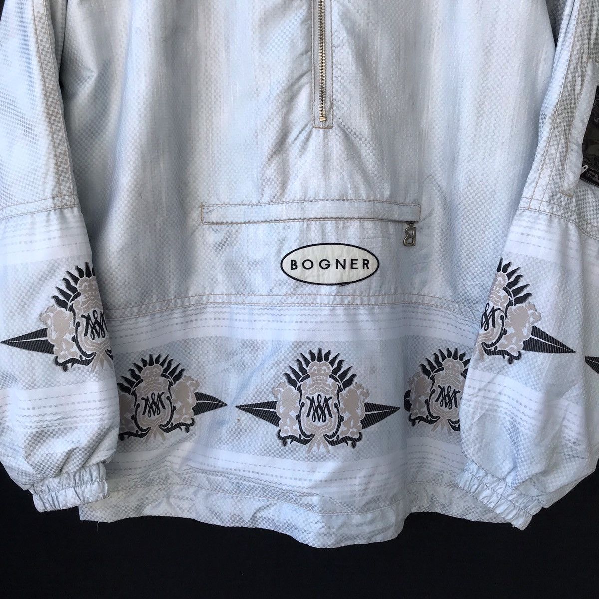 Bogner Bogner White Gingham Stripes Thinsulate Jacket Size US M / EU 48-50 / 2 - 5 Thumbnail
