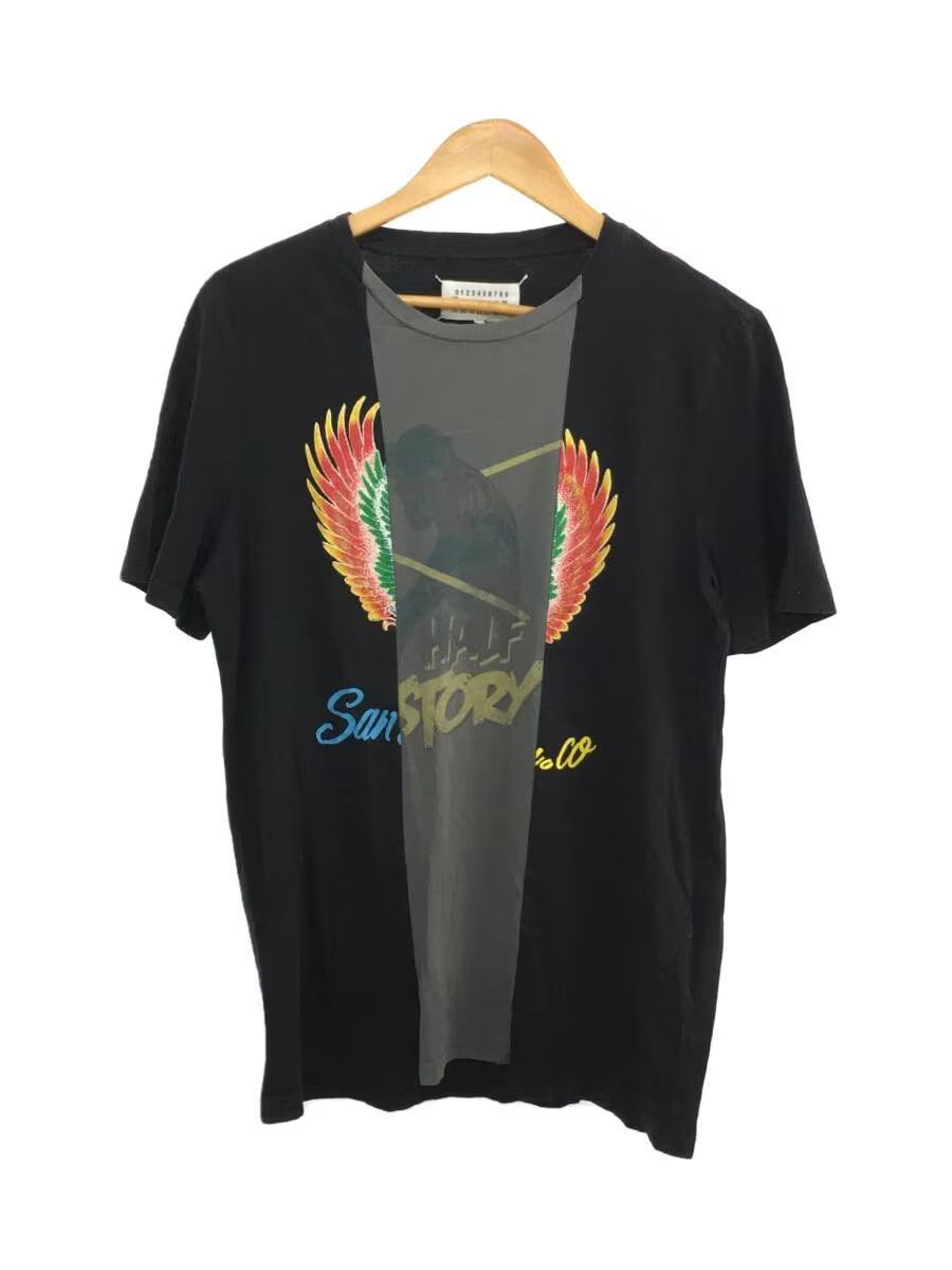 image of Maison Margiela Reconstructed Tee in Black, Men's (Size Medium)