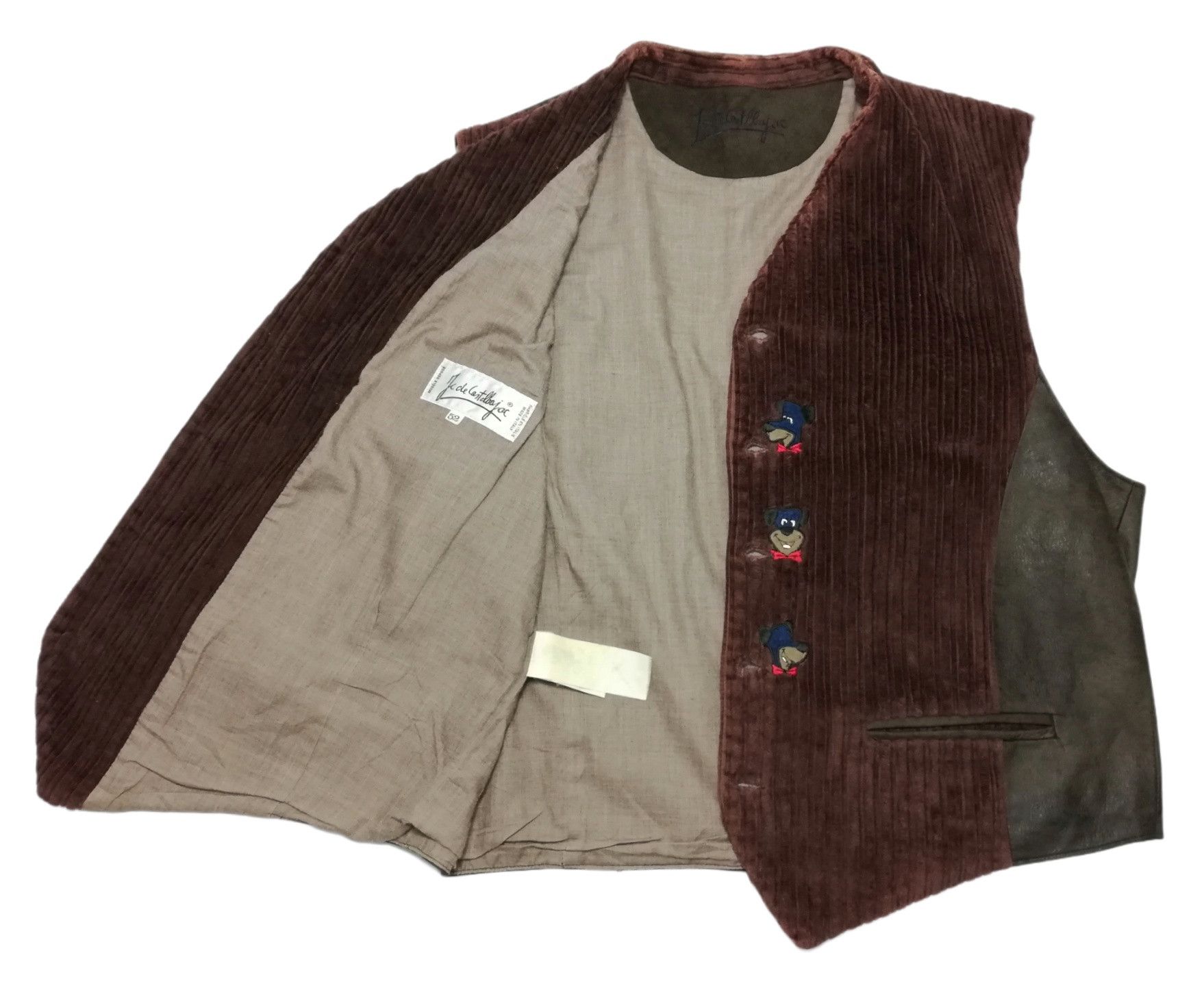 Jean Charles De Castelbajac 🔥DOPE!! AW95 JC De Castelbajac X Hanna Barbera Hybrid Vest Size US M / EU 48-50 / 2 - 1 Thumbnail