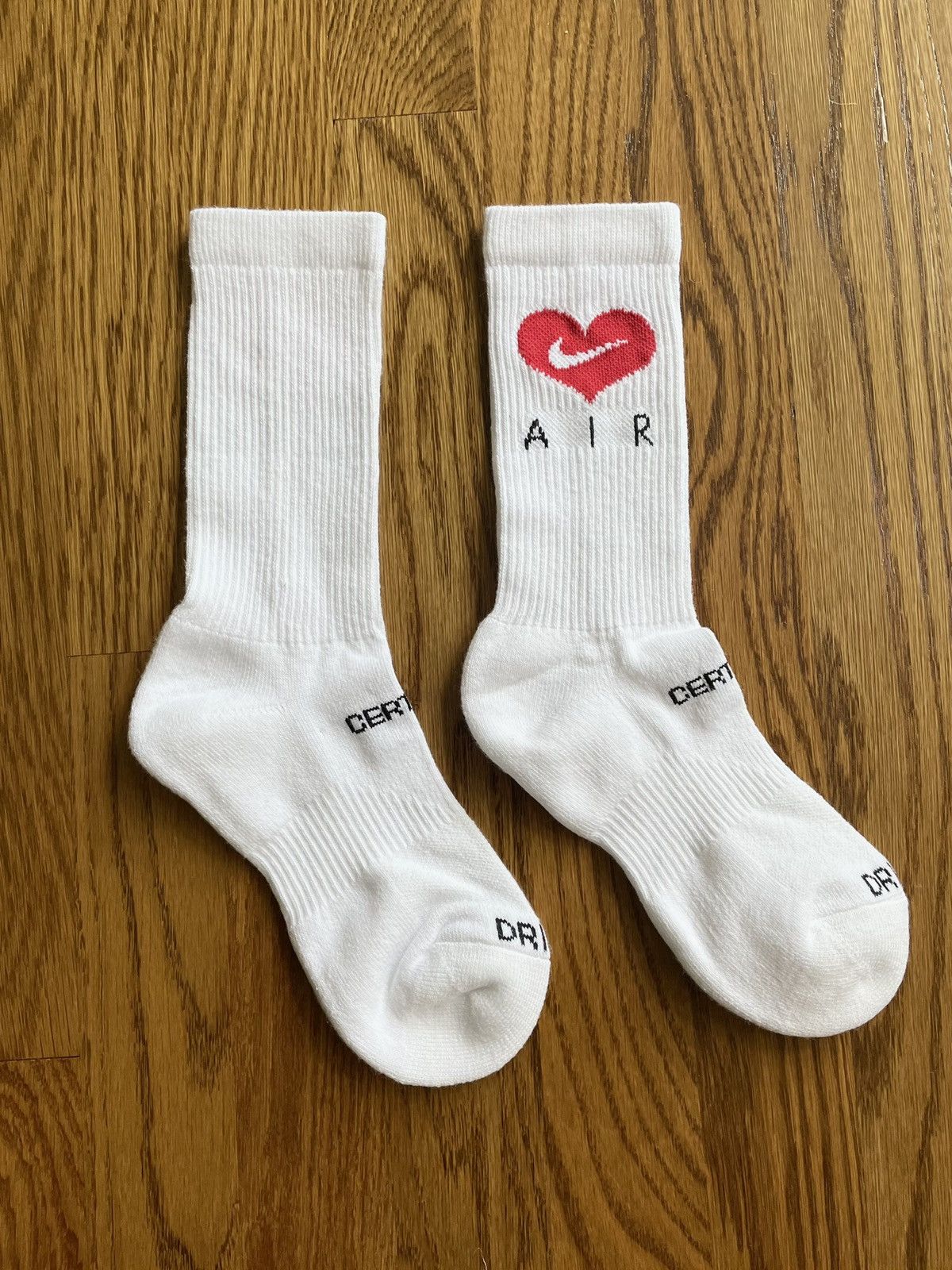 Drake × Nike S One Pair Certified Lover Boy Socks White CLB Air Long Crew Size ONE SIZE - 2 Thumbnail
