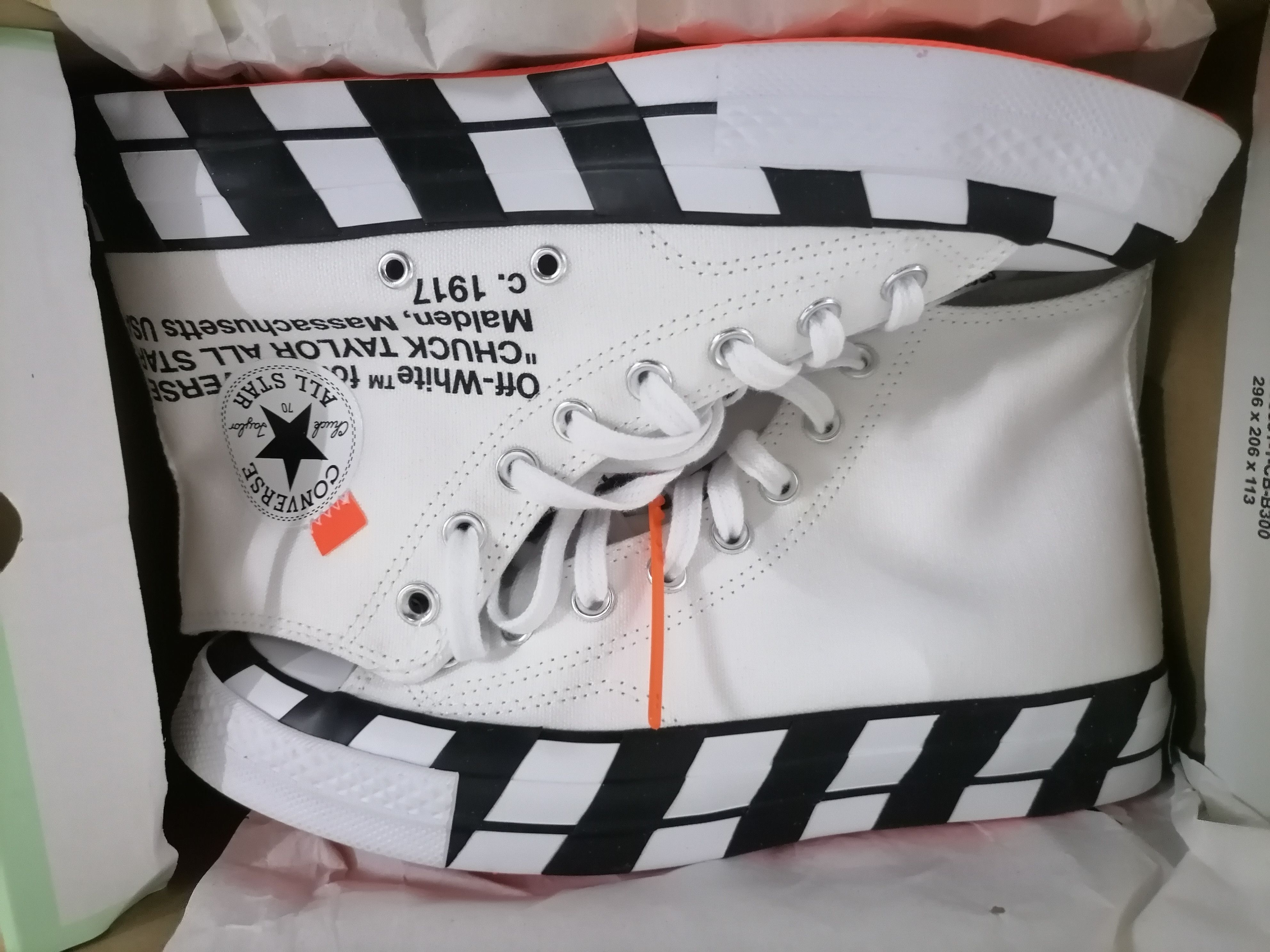 Converse × Off-White OFF-WHITE X CONVERSE Chuck Taylor 7 Size US 7.5 / EU 40-41 - 5 Thumbnail