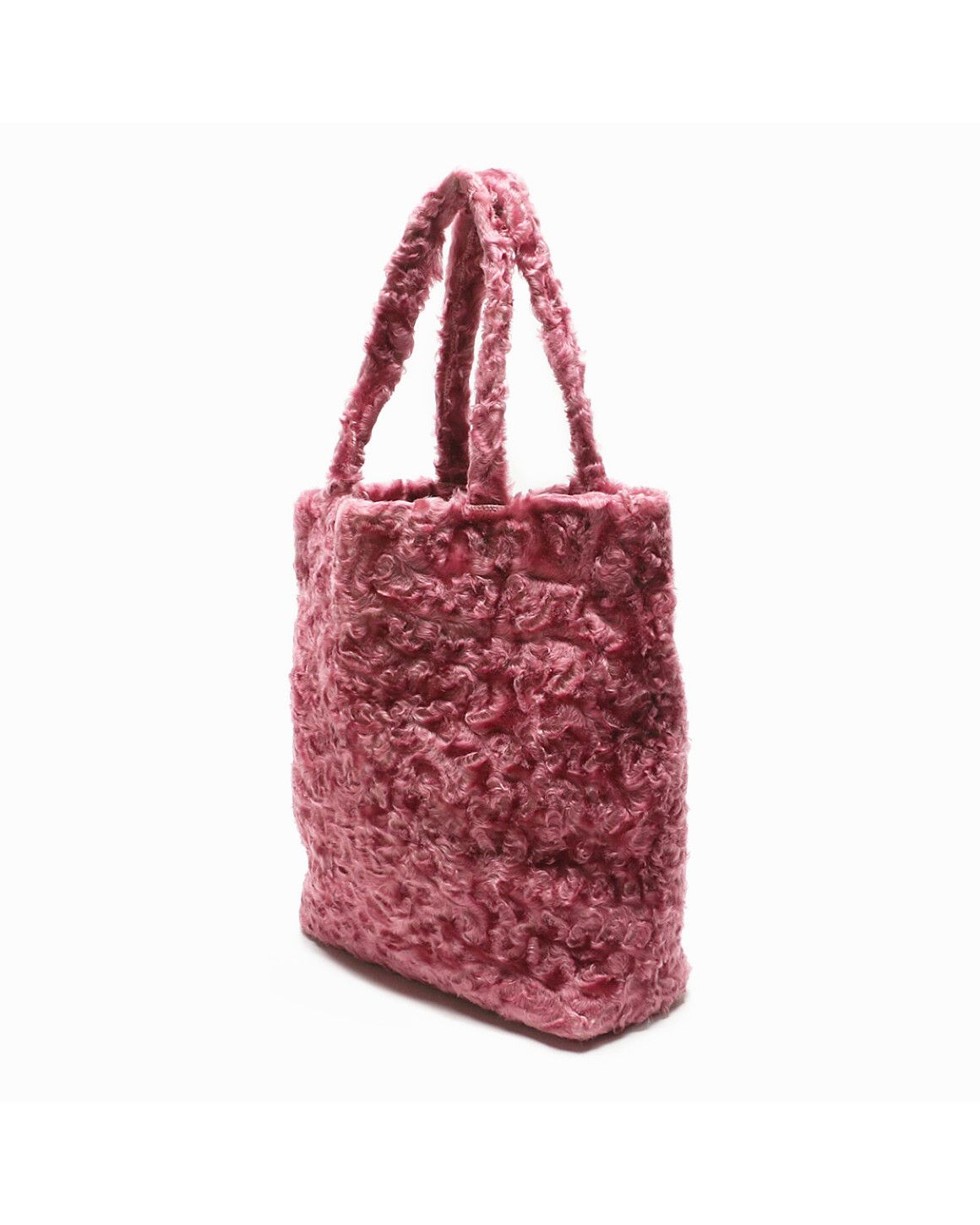 Marni Pink Fur Shoulder / Tote Bag Y2K 2000s Size ONE SIZE - 1 Thumbnail