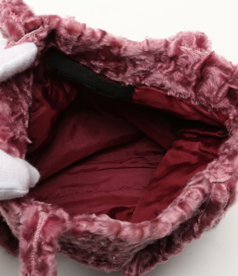 Marni Pink Fur Shoulder / Tote Bag Y2K 2000s Size ONE SIZE - 4 Thumbnail