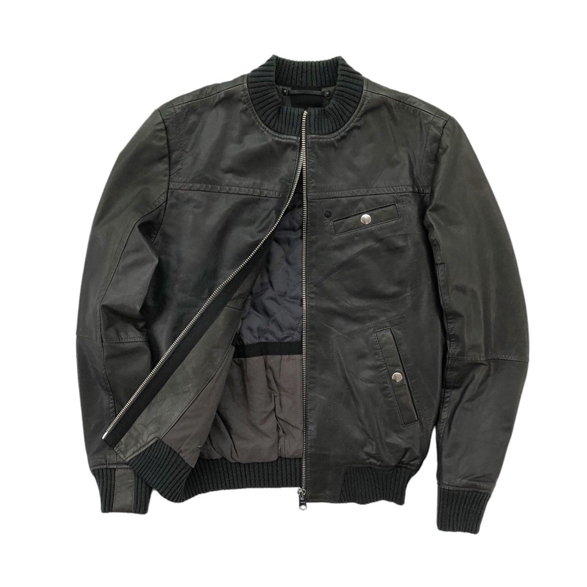 G-Star RAW CORRECTION by G-STAR Leather Full Zip Bomber Jacket Size US S / EU 44-46 / 1 - 7 Thumbnail