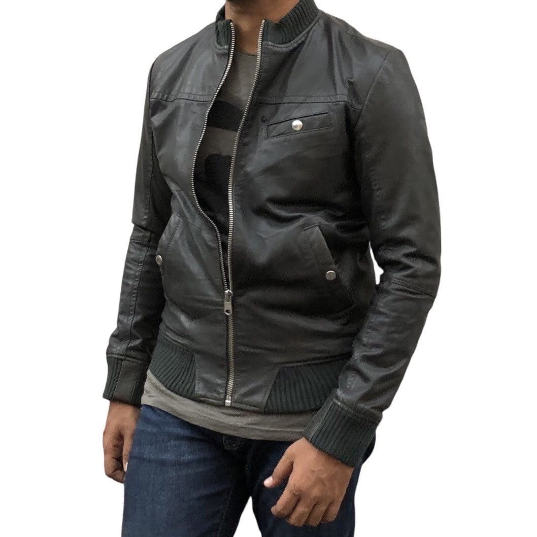 G-Star RAW CORRECTION by G-STAR Leather Full Zip Bomber Jacket Size US S / EU 44-46 / 1 - 3 Thumbnail
