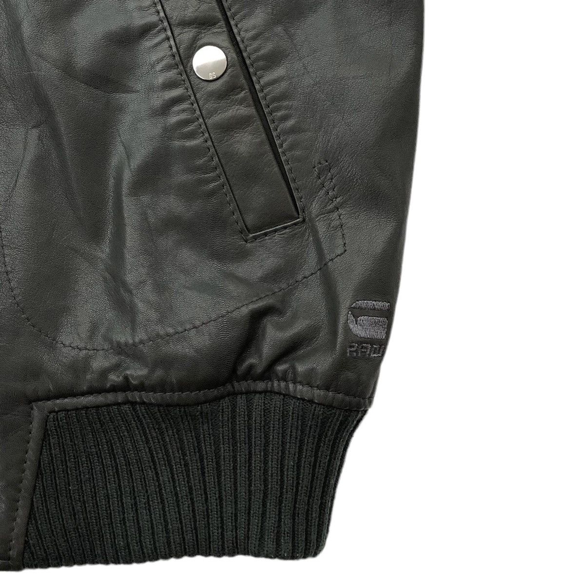 G-Star RAW CORRECTION by G-STAR Leather Full Zip Bomber Jacket Size US S / EU 44-46 / 1 - 16 Thumbnail