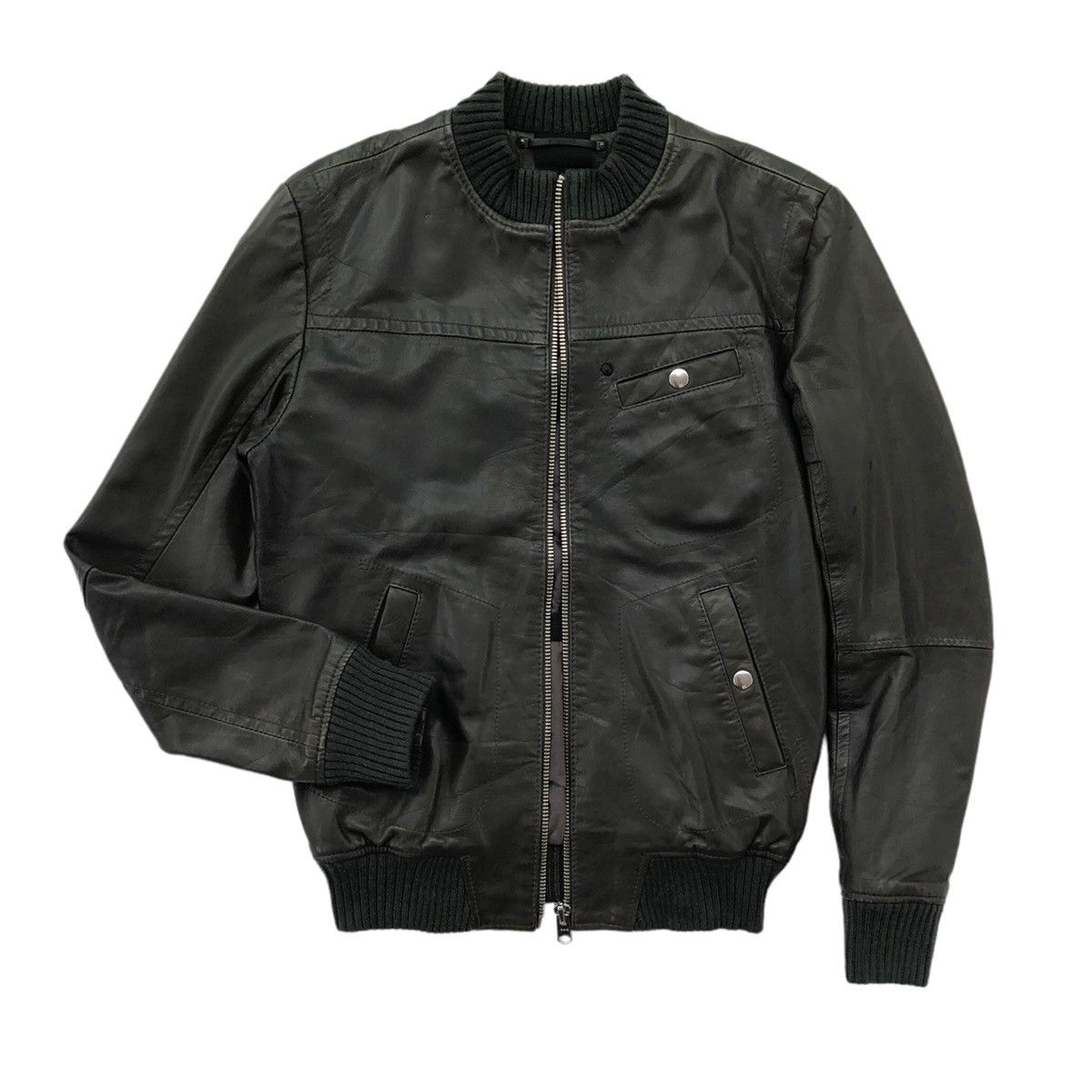 G-Star RAW CORRECTION by G-STAR Leather Full Zip Bomber Jacket Size US S / EU 44-46 / 1 - 8 Thumbnail