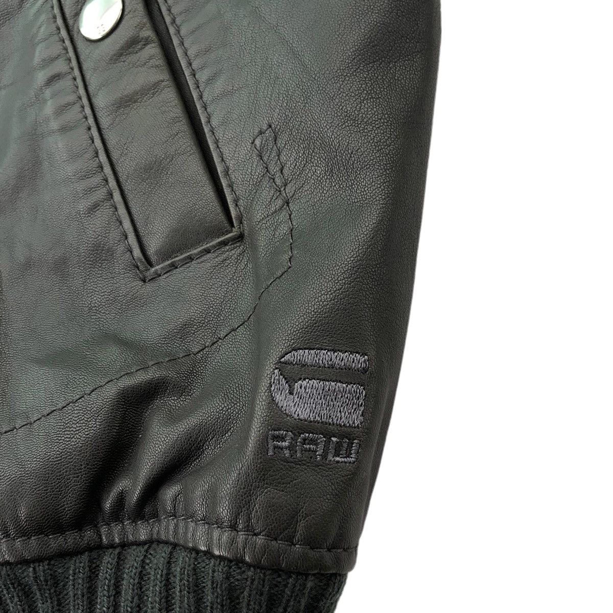 G-Star RAW CORRECTION by G-STAR Leather Full Zip Bomber Jacket Size US S / EU 44-46 / 1 - 17 Thumbnail
