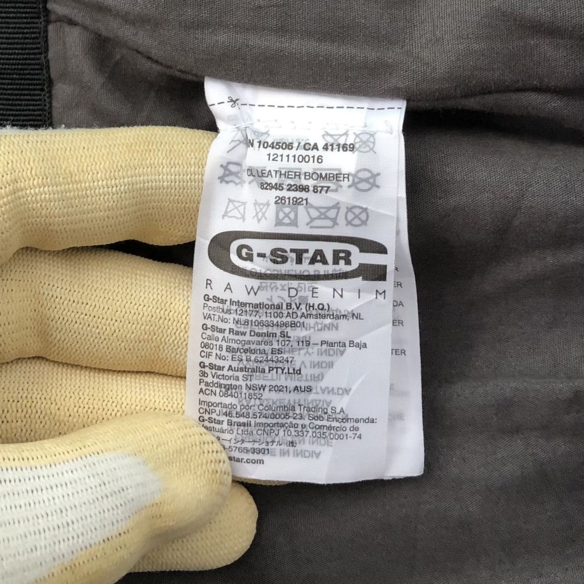 G-Star RAW CORRECTION by G-STAR Leather Full Zip Bomber Jacket Size US S / EU 44-46 / 1 - 24 Thumbnail