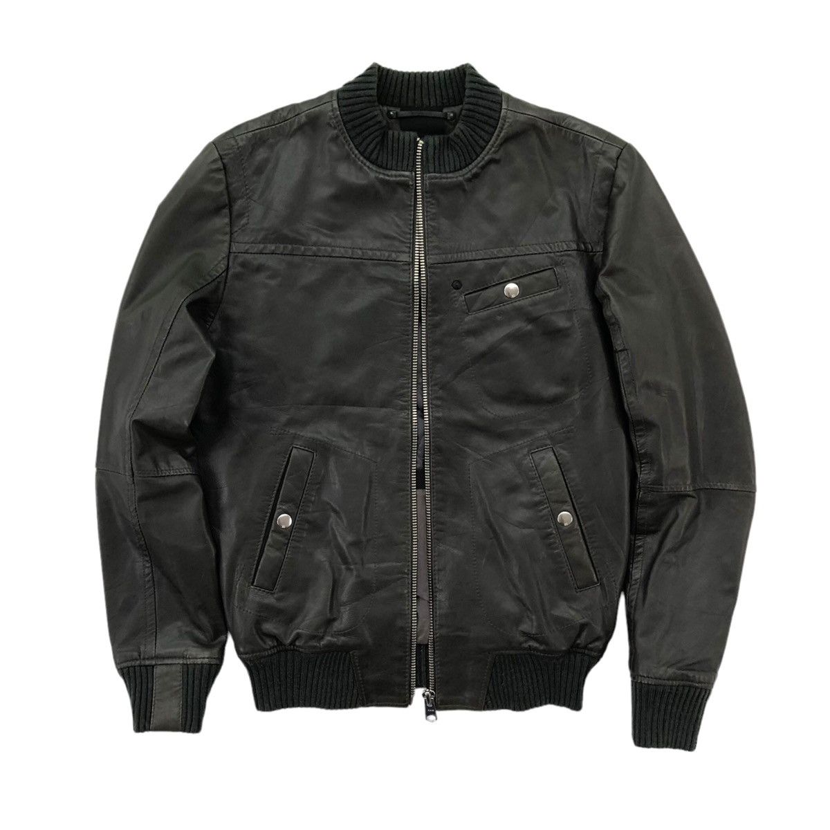 G-Star RAW CORRECTION by G-STAR Leather Full Zip Bomber Jacket Size US S / EU 44-46 / 1 - 6 Thumbnail