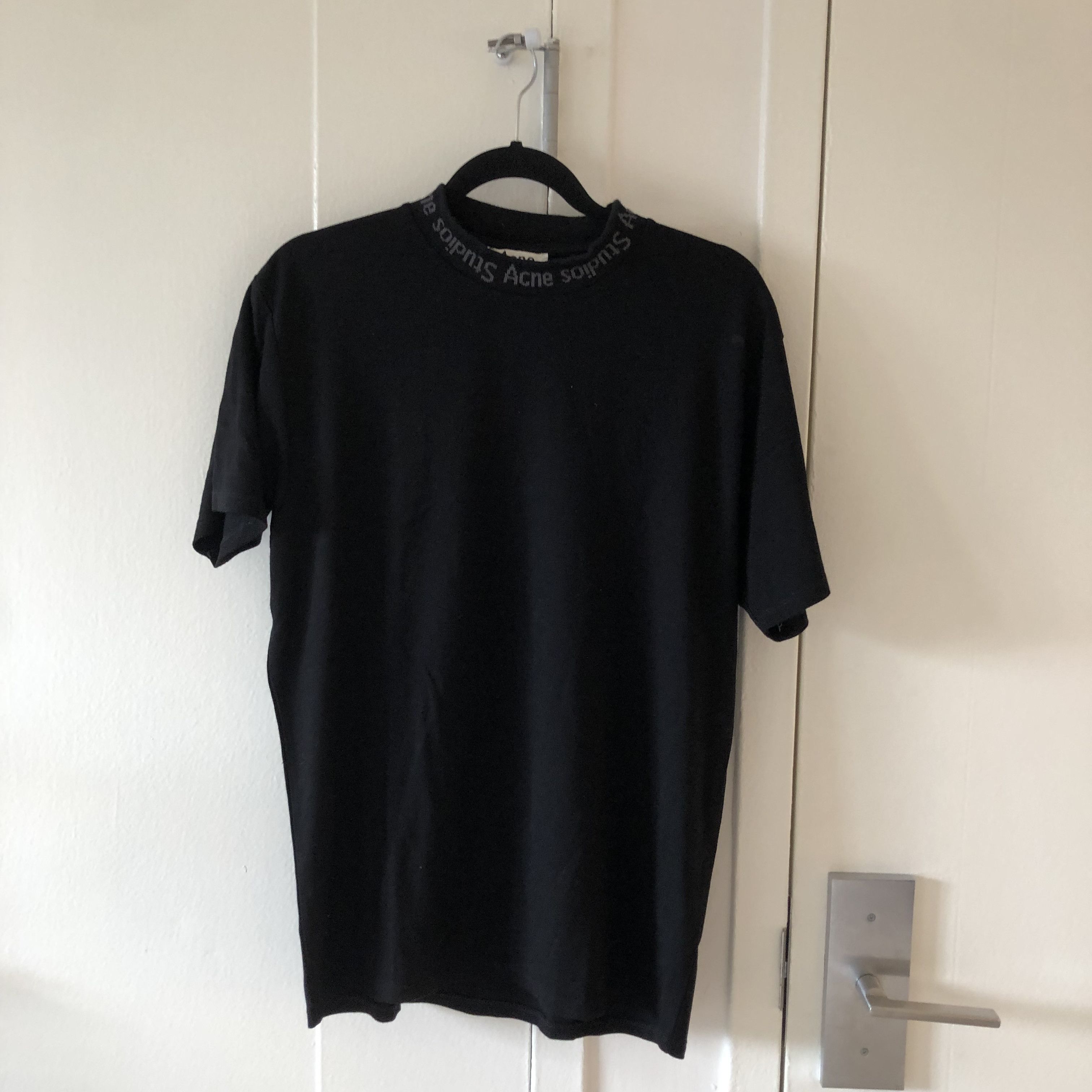 image of Acne Studios Navid Tee in Black, Men's (Size Small)