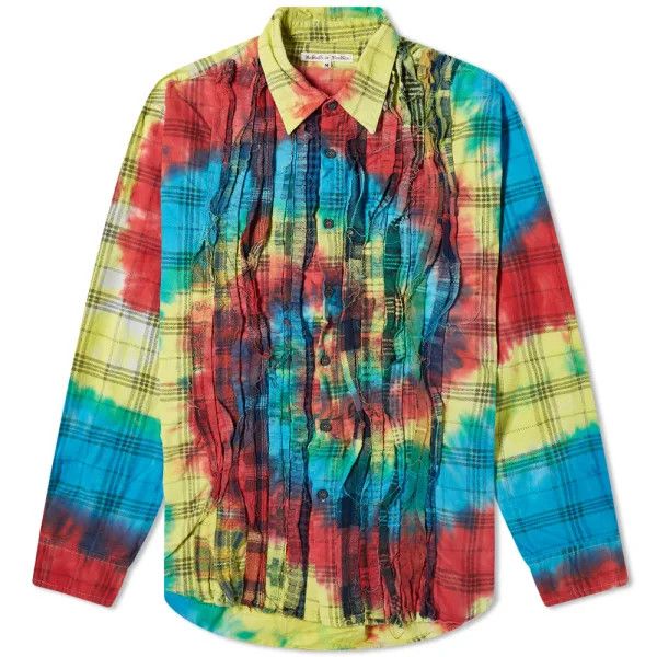 Rebuild by Needles 7-cut Tie Dye Flannel Shirt