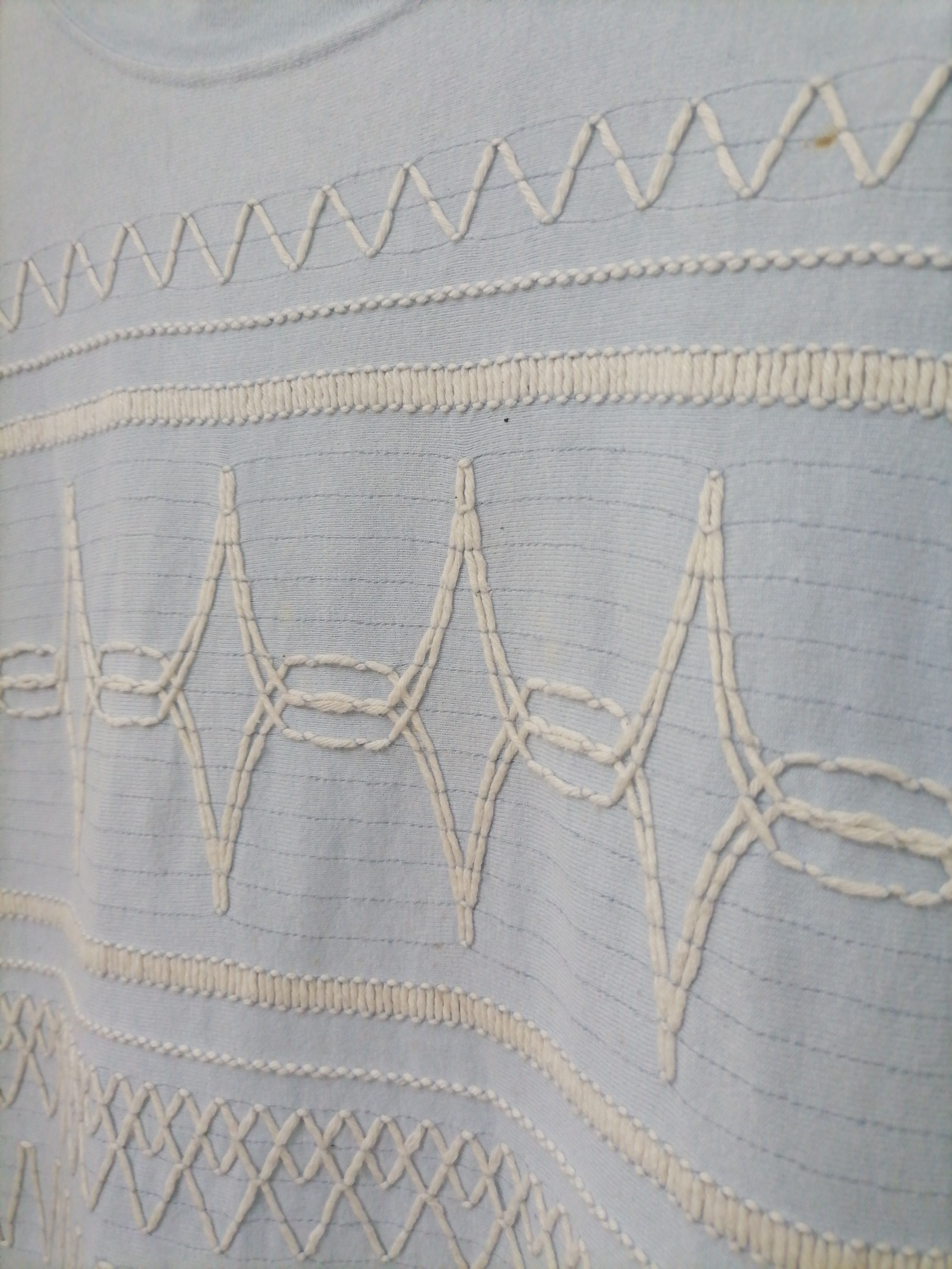 Issey Miyake × Japanese Brand × Vintage Vintage Issey Miyake Embroidered Design T-shirt Size US M / EU 48-50 / 2 - 3 Thumbnail